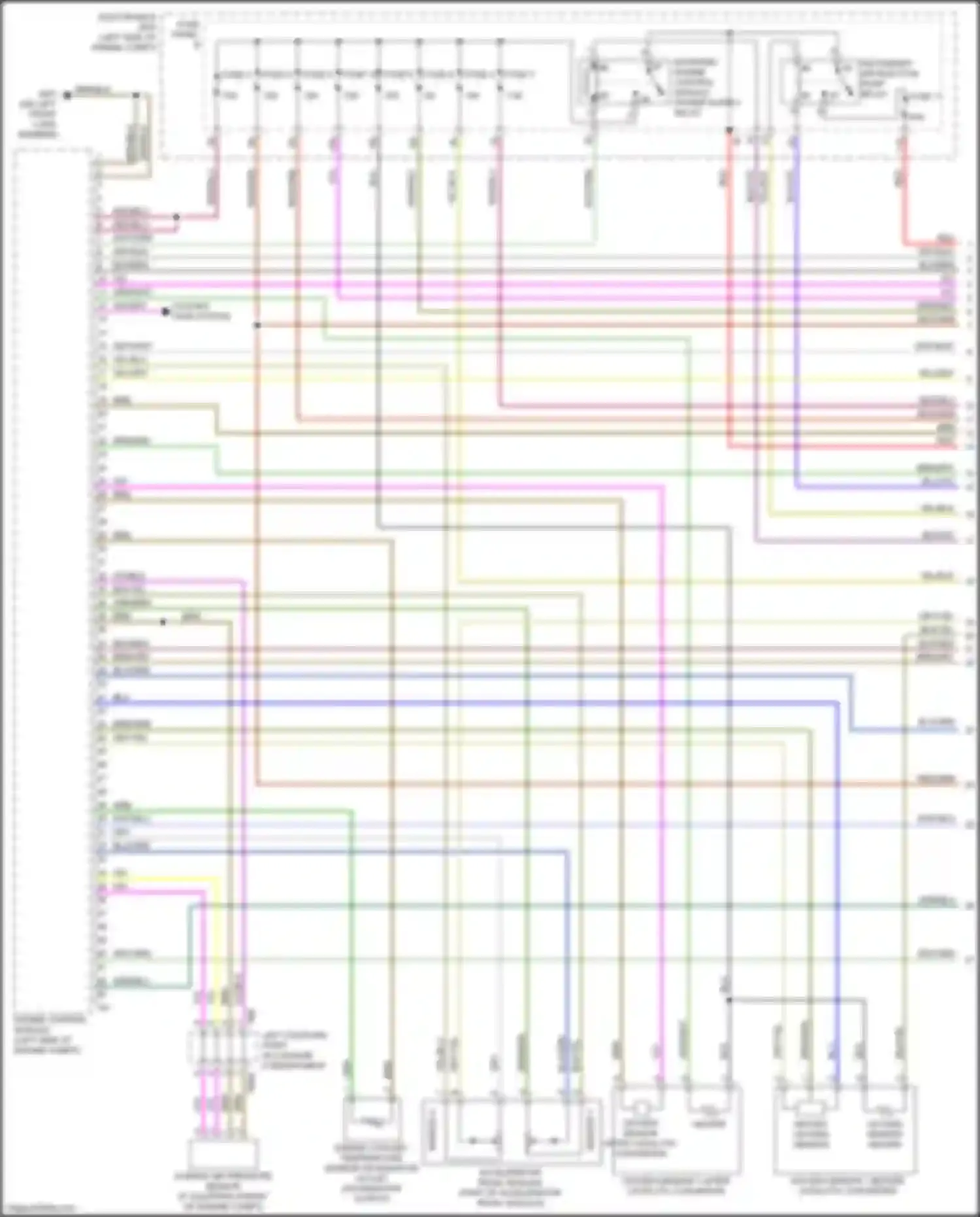 Wiring diagram fuse 11 for Audi TTS 8S (2014-2018) (3 of 4)