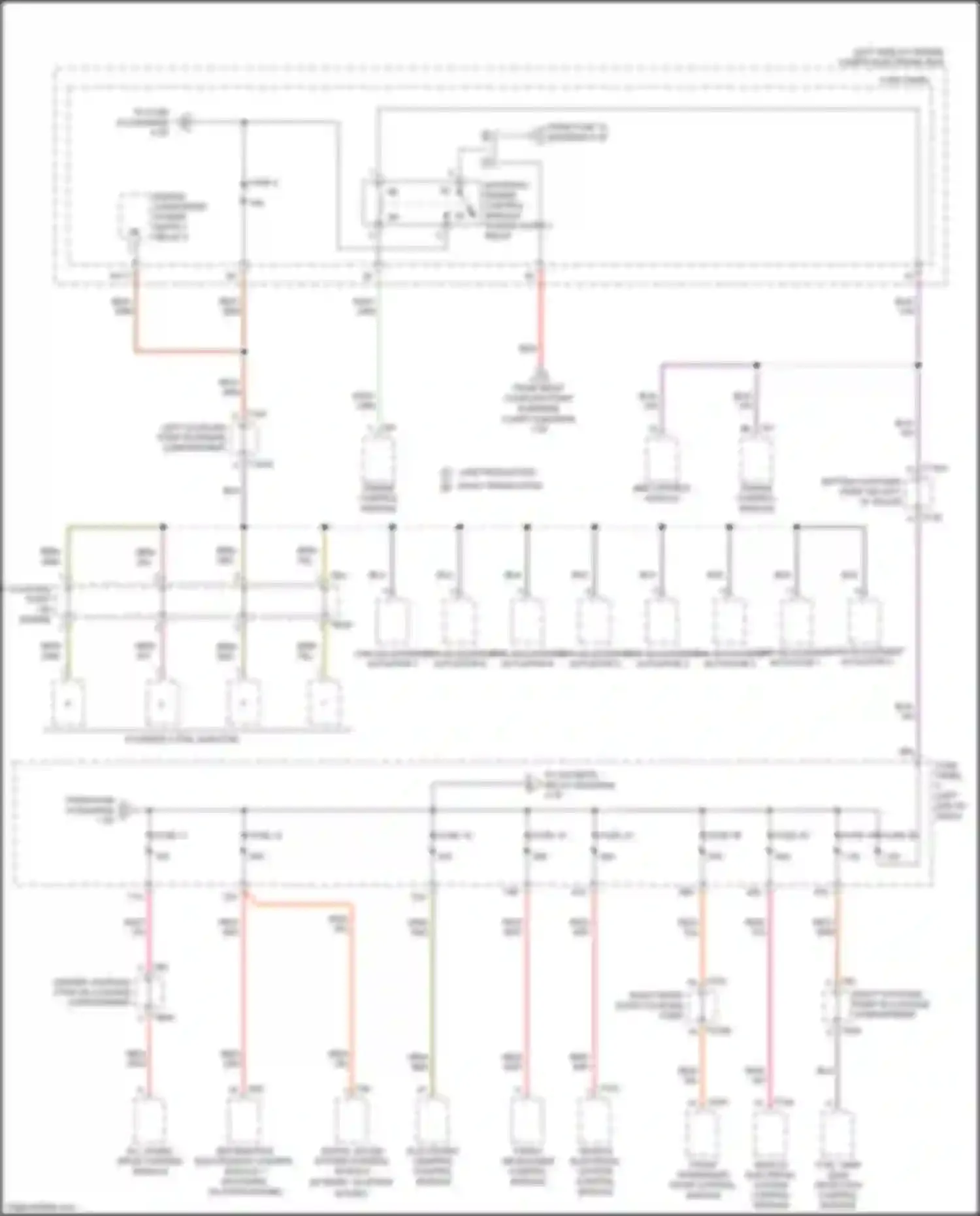 Wiring diagram fuse 13 for Audi TTS 8S (2014-2018) (4 of 4)