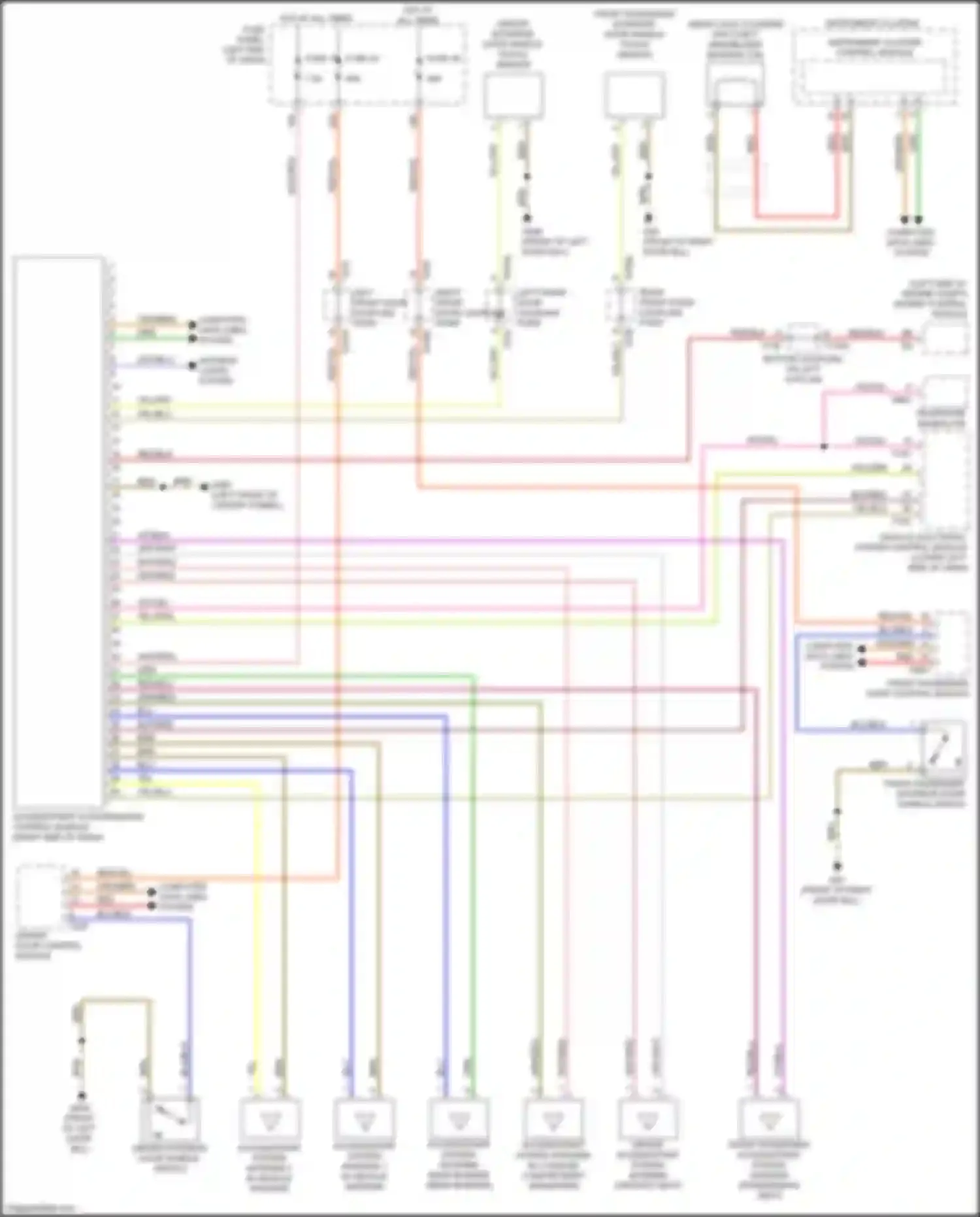Wiring diagram blk/red for Audi TTS 8S (2014-2018)