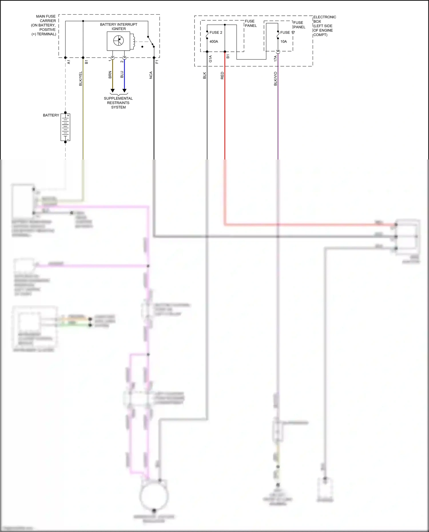 Wiring diagram fuse 2 for Audi TTS 8S (2014-2018) (2 of 7)