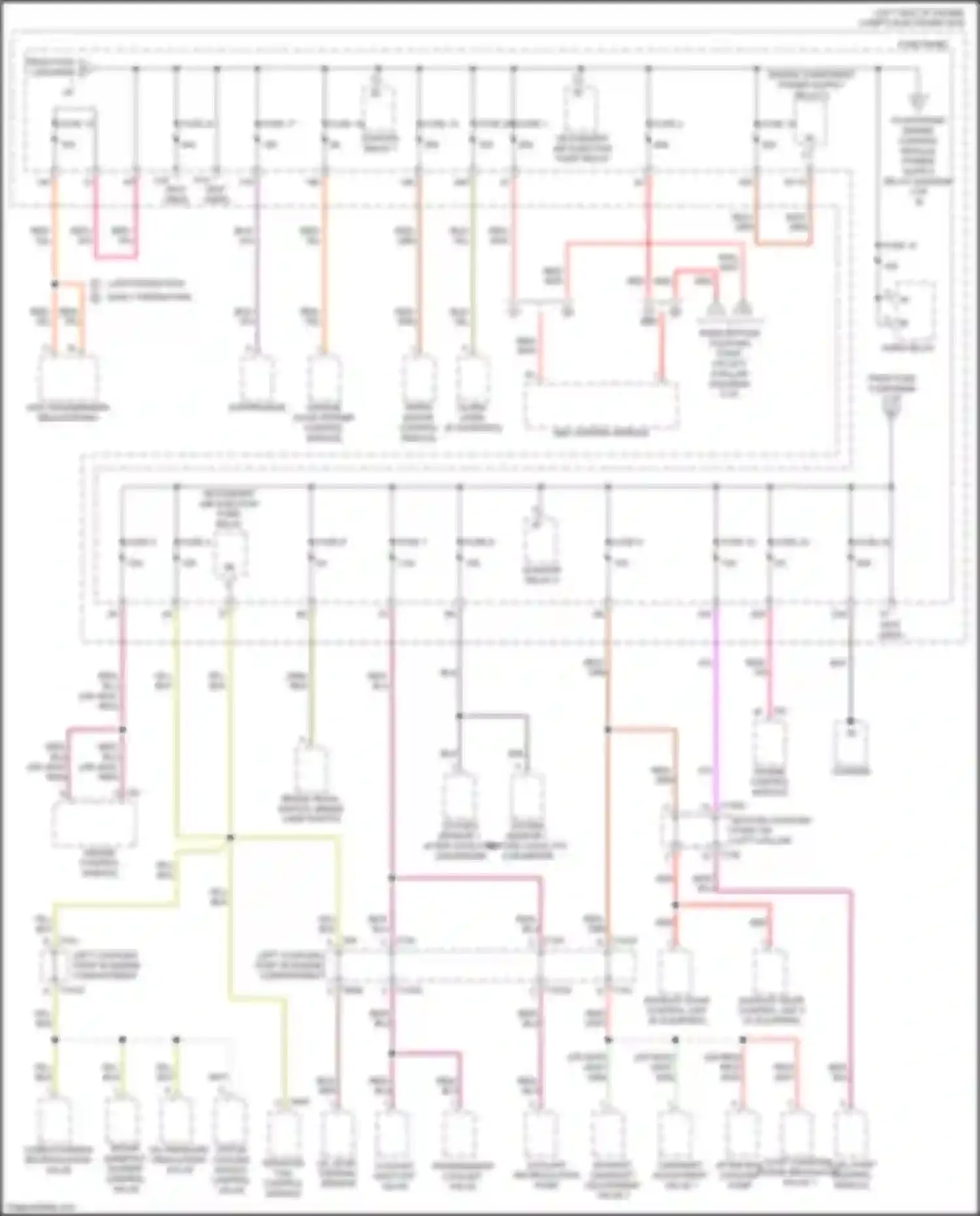 Wiring diagram fuse 21 for Audi TTS 8S (2014-2018) (1 of 2)