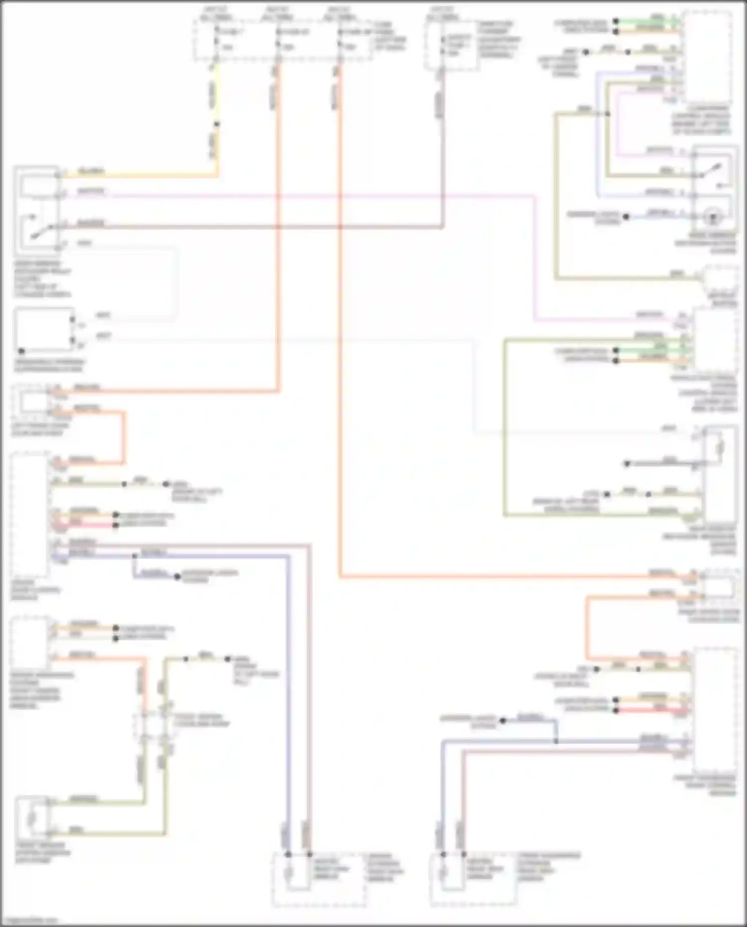 Wiring diagram fuse 25 for Audi TTS 8S (2014-2018) (4 of 10)