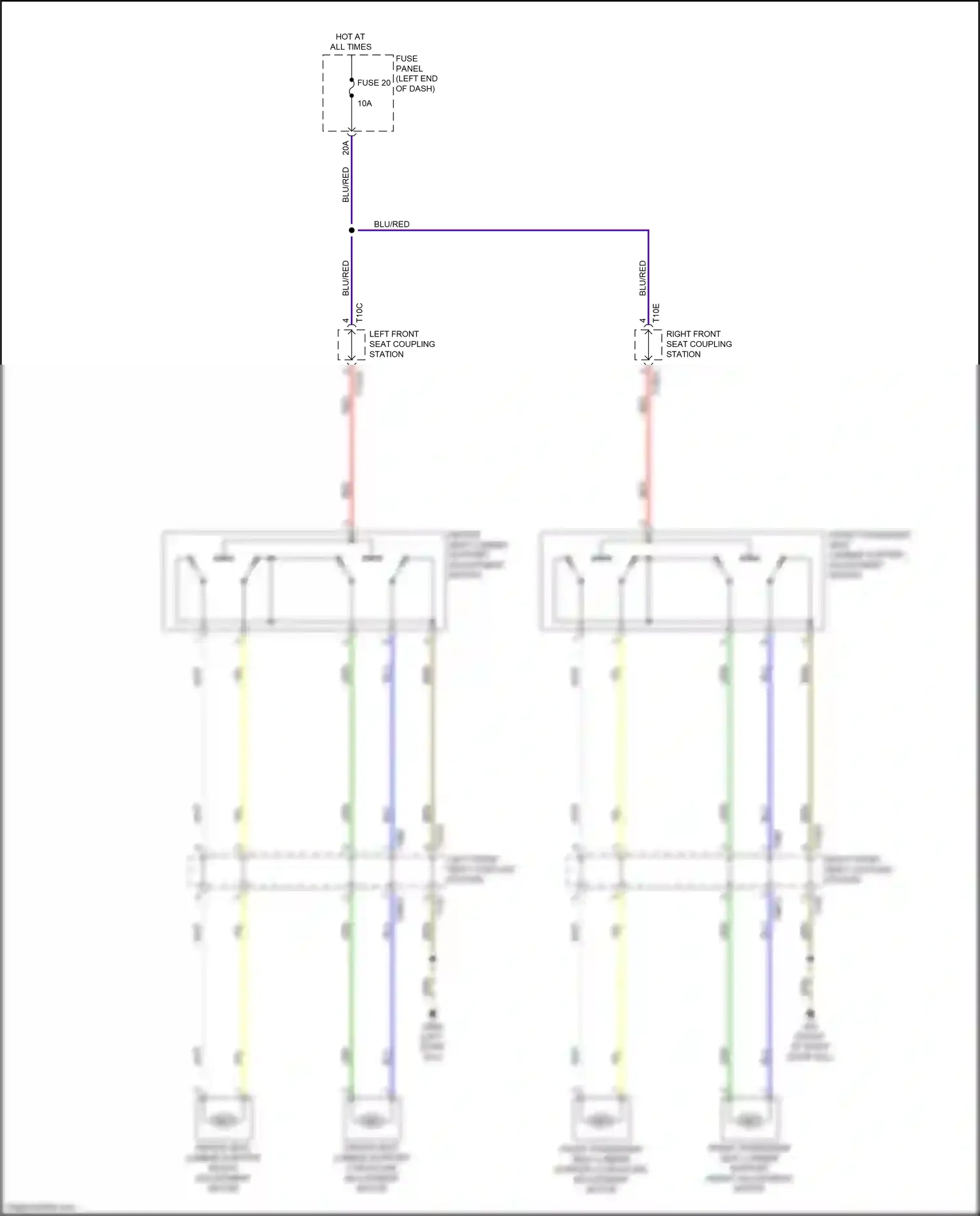 Wiring diagram fuse panel c for Audi TTS 8S (2014-2018) (27 of 67)