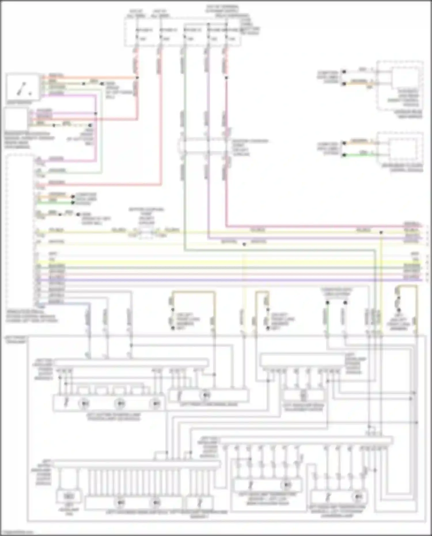 Wiring diagram gry/grn for Audi TTS 8S (2014-2018) (11 of 37)