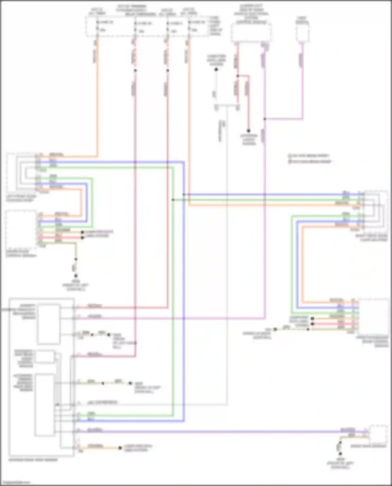 Wiring diagram blu/red for Audi TTS 8S (2014-2018)