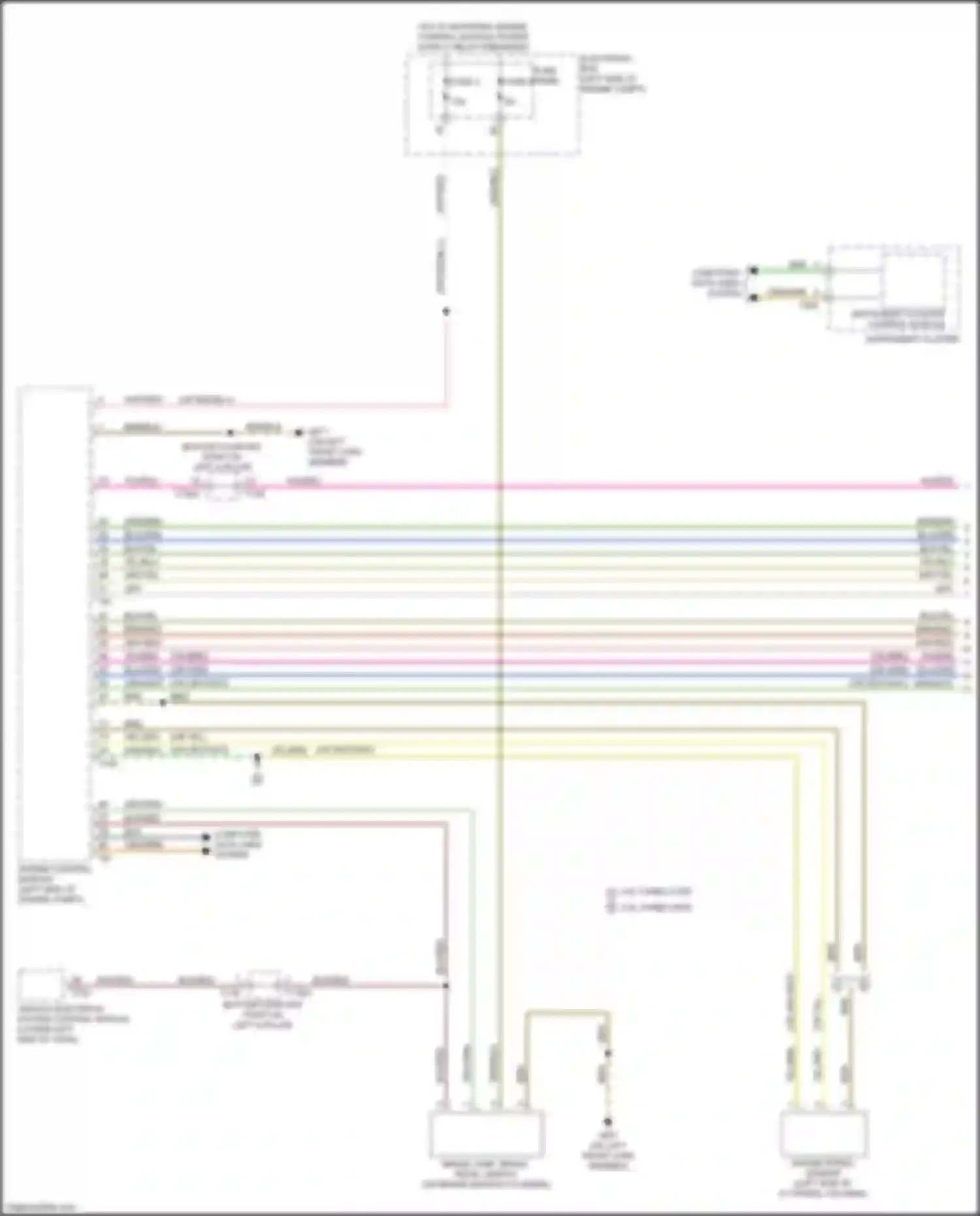 Wiring diagram fuse 3 for Audi TTS 8S (2014-2018)