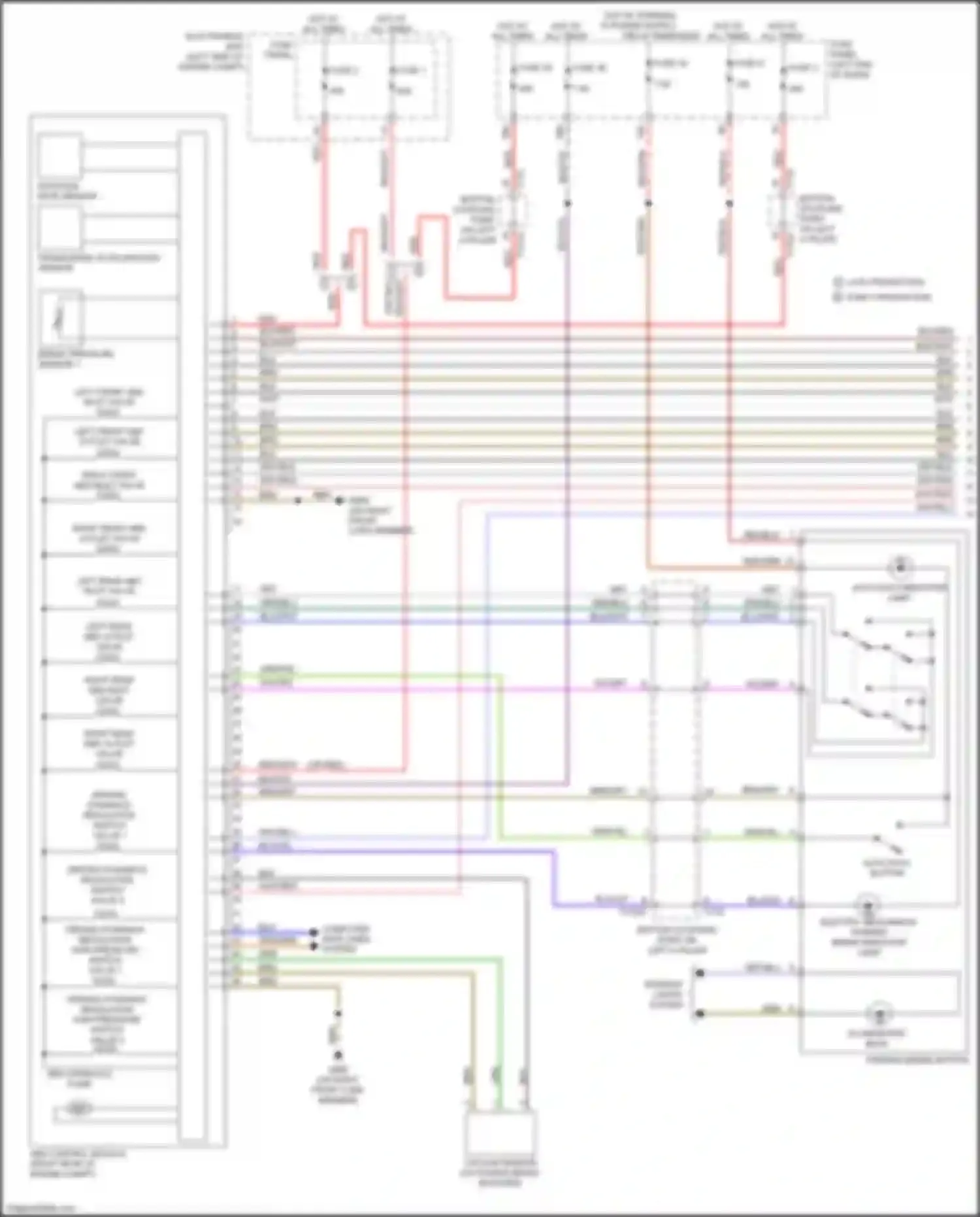 Wiring diagram fuse 3 for Audi TTS 8S (2014-2018)