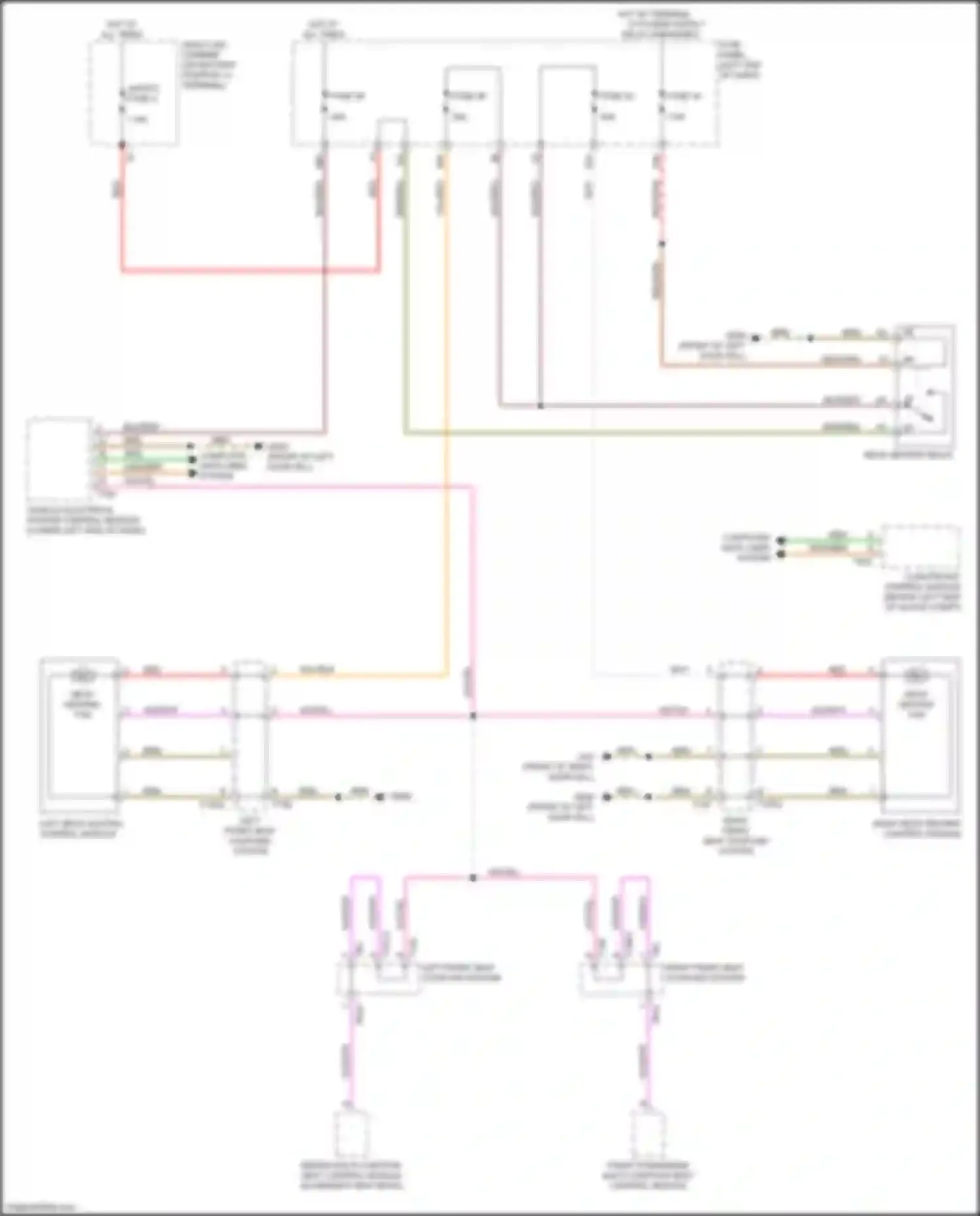 Wiring diagram climatronic control module for Audi TTS 8S (2014-2018)