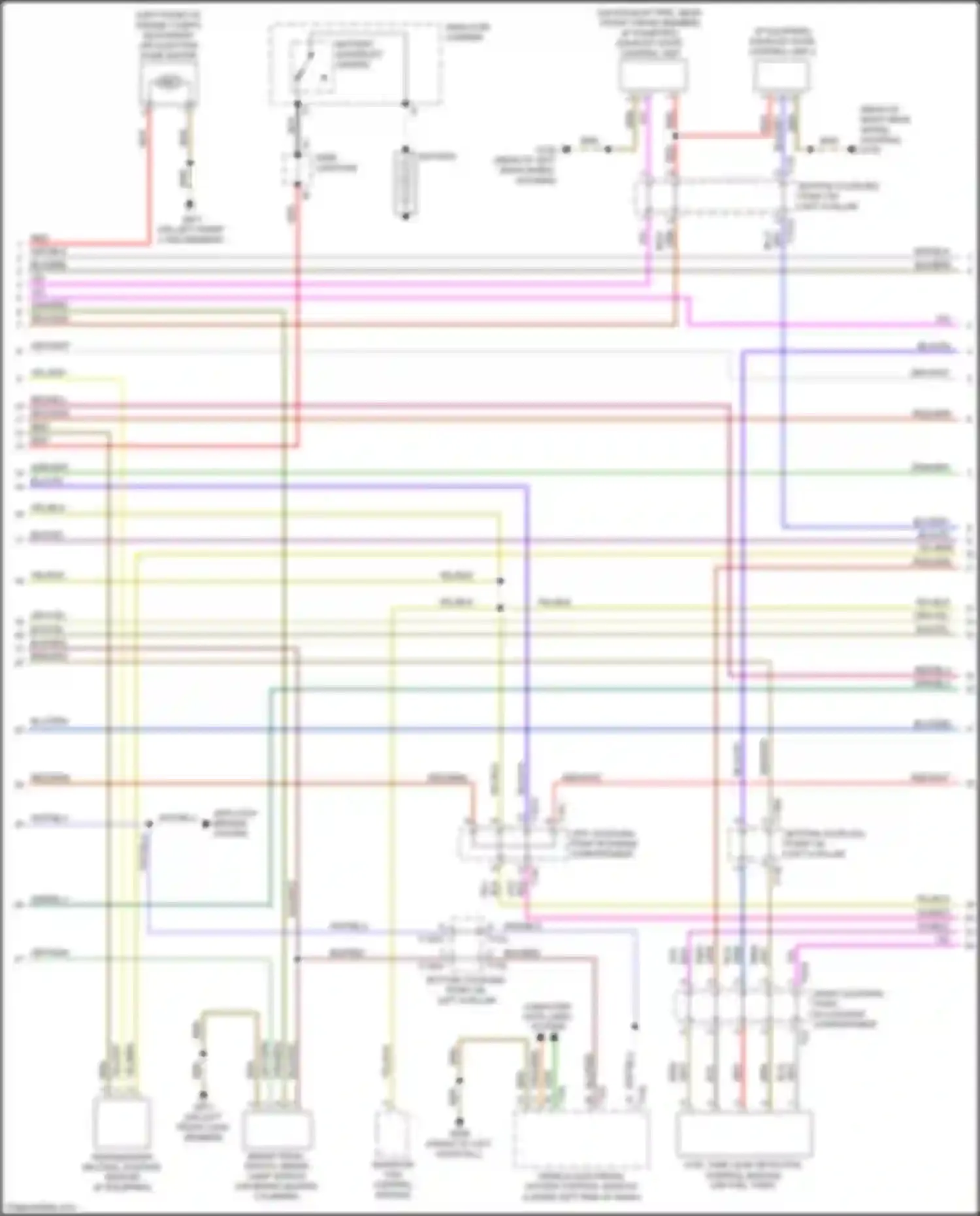 Wiring diagram battery interrupt igniter for Audi TTS 8S (2014-2018)