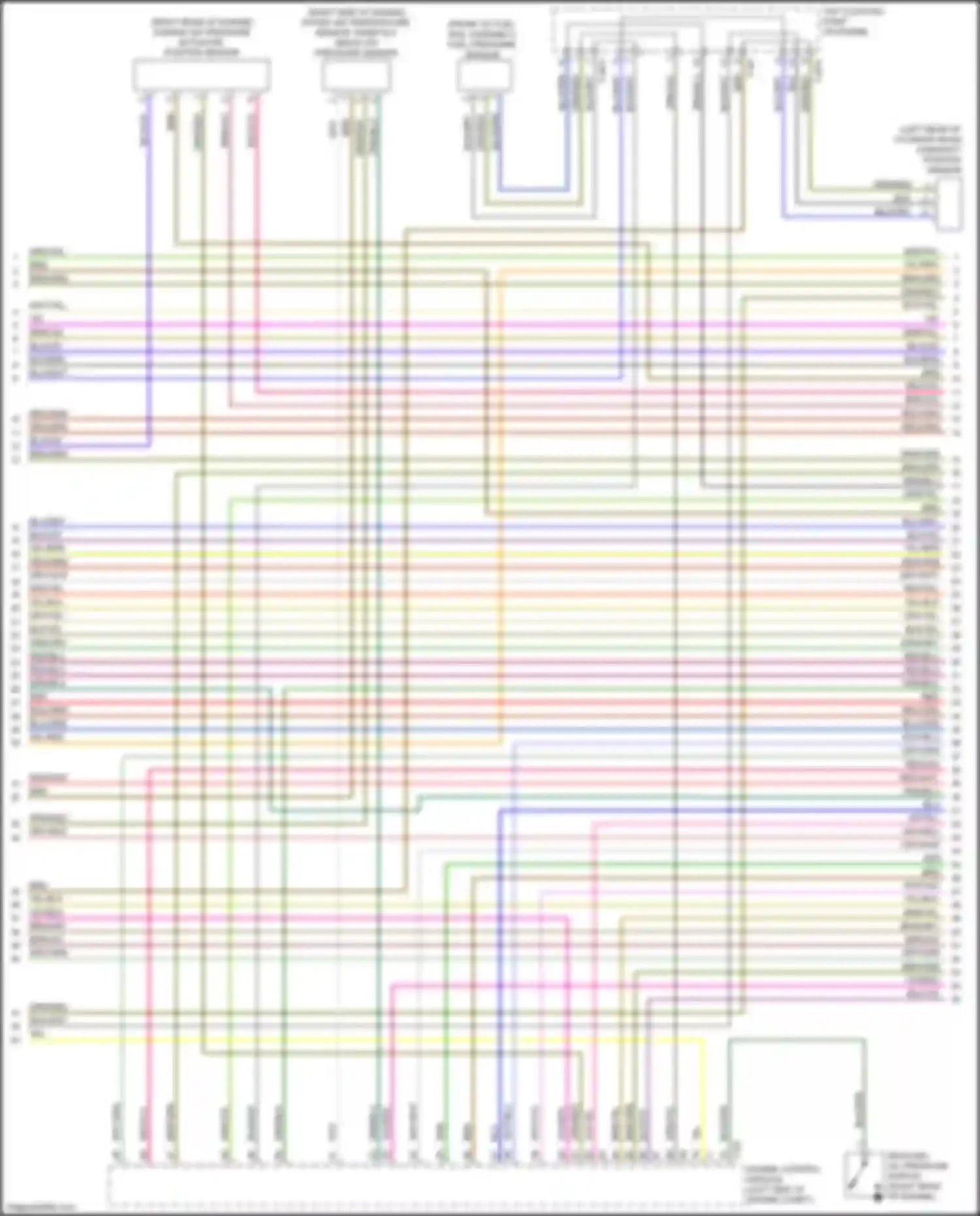 Wiring diagram camshaft position sensor for Audi TTS 8S (2014-2018)