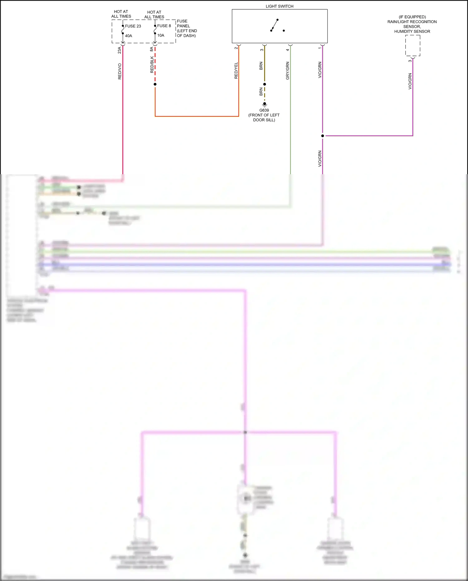 Wiring diagram vehicle electrical system control module for Audi TTS 8S (2014-2018) (17 of 43)