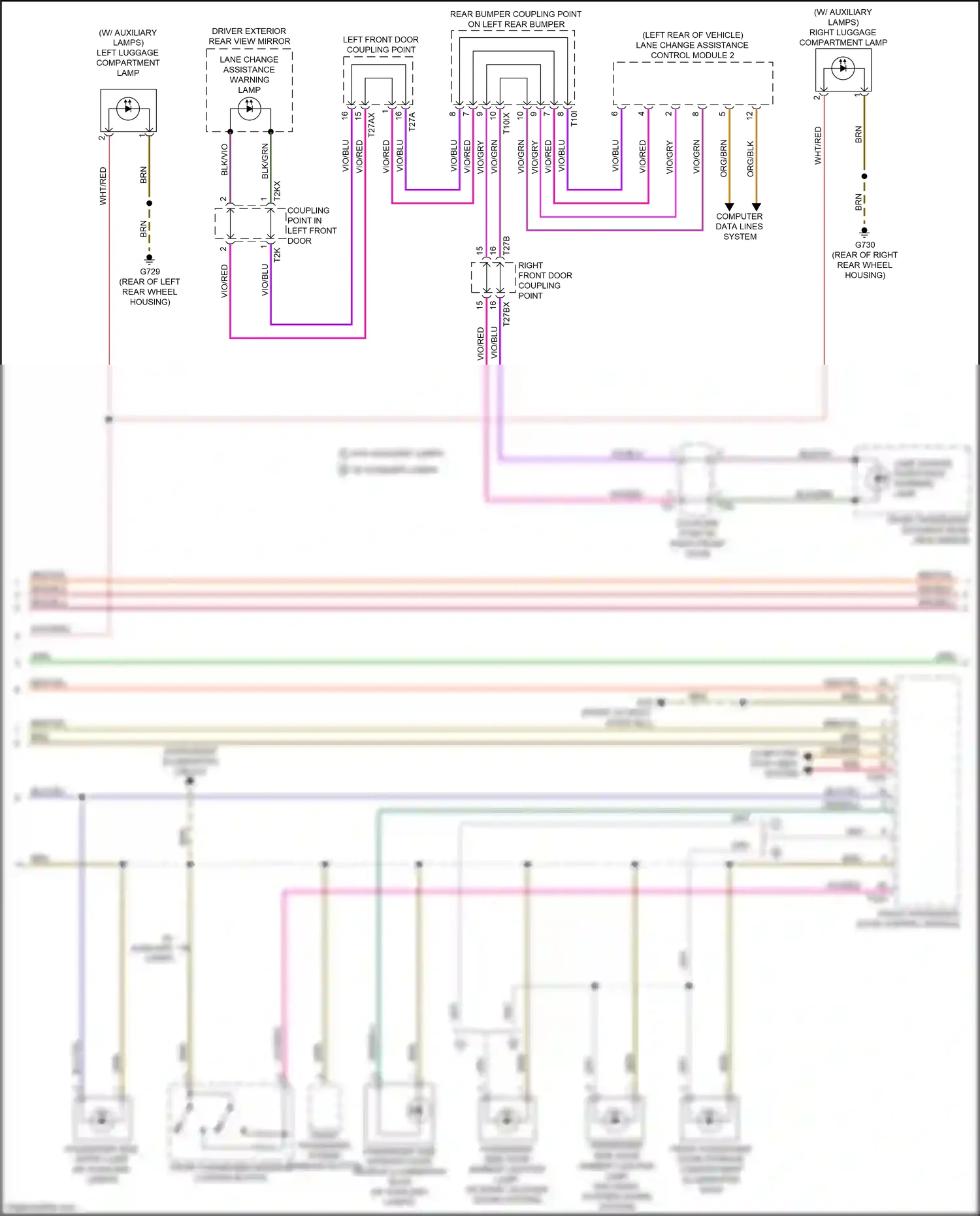 Wiring diagram vio/grn for Audi TTS 8S (2014-2018) (2 of 30)