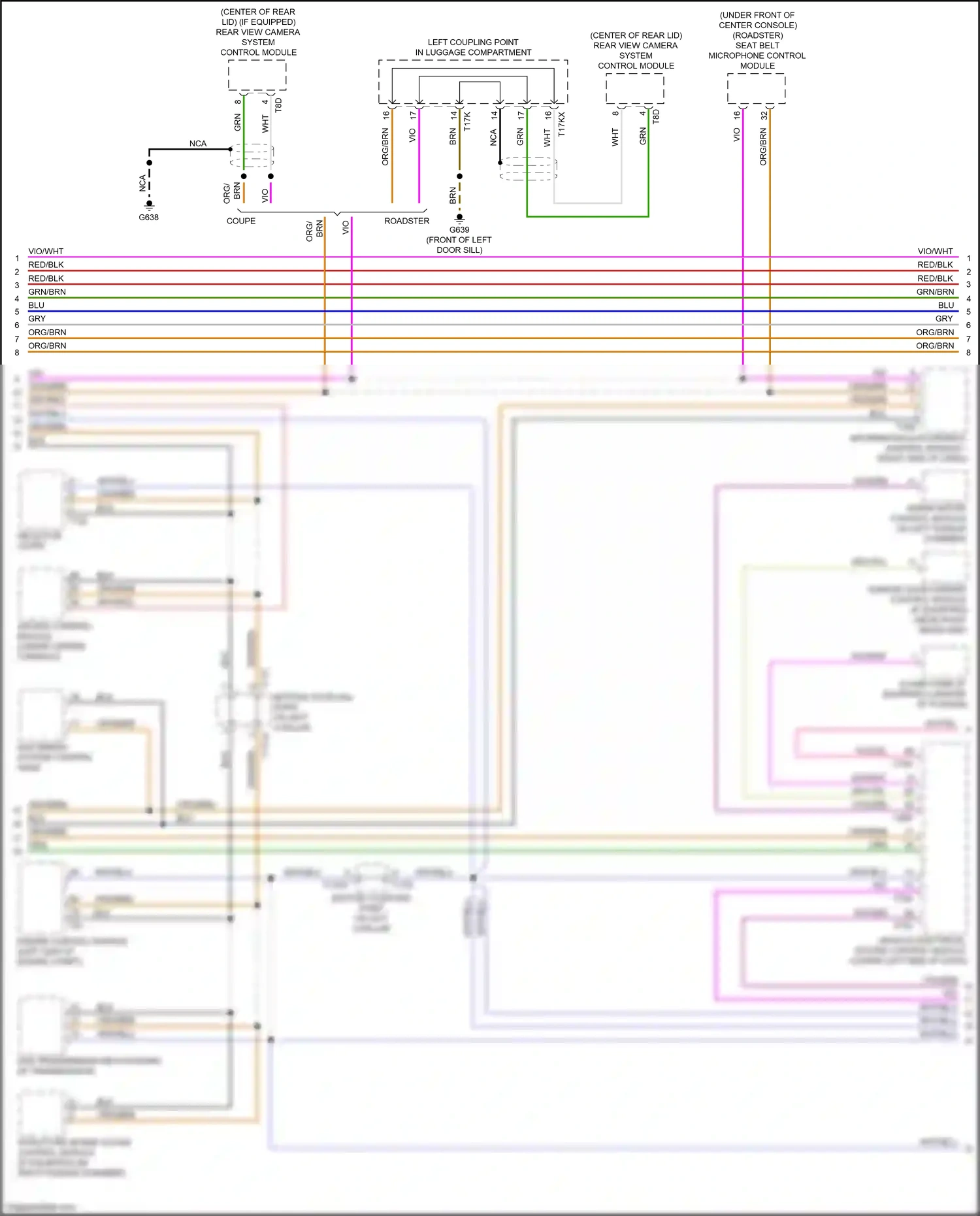 Wiring diagram vio/yel for Audi TTS 8S (2014-2018) (11 of 21)