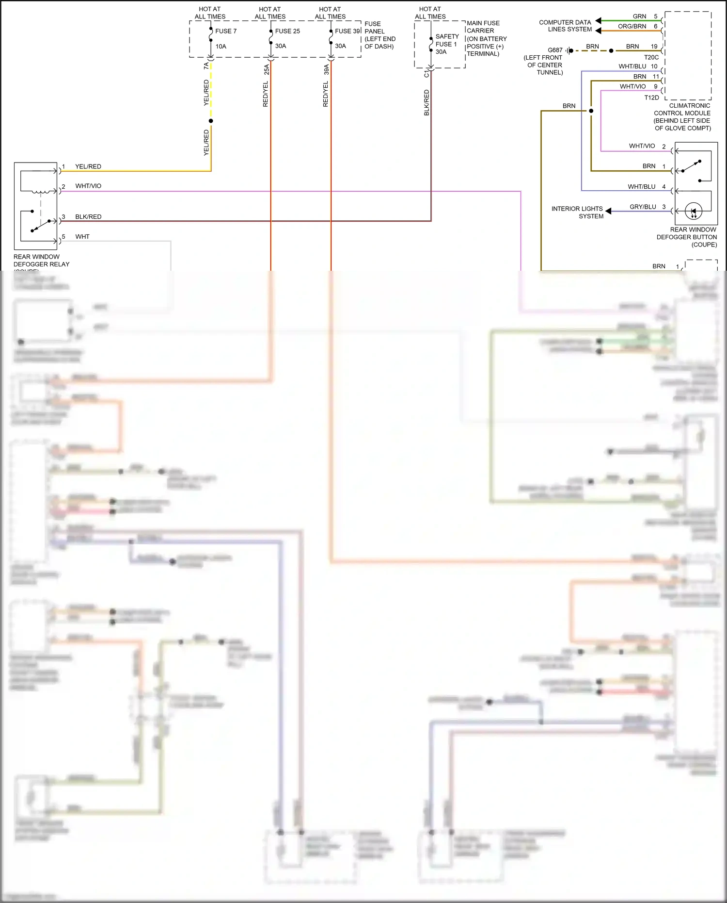 Wiring diagram wht/blu for Audi TTS 8S (2014-2018) (19 of 33)