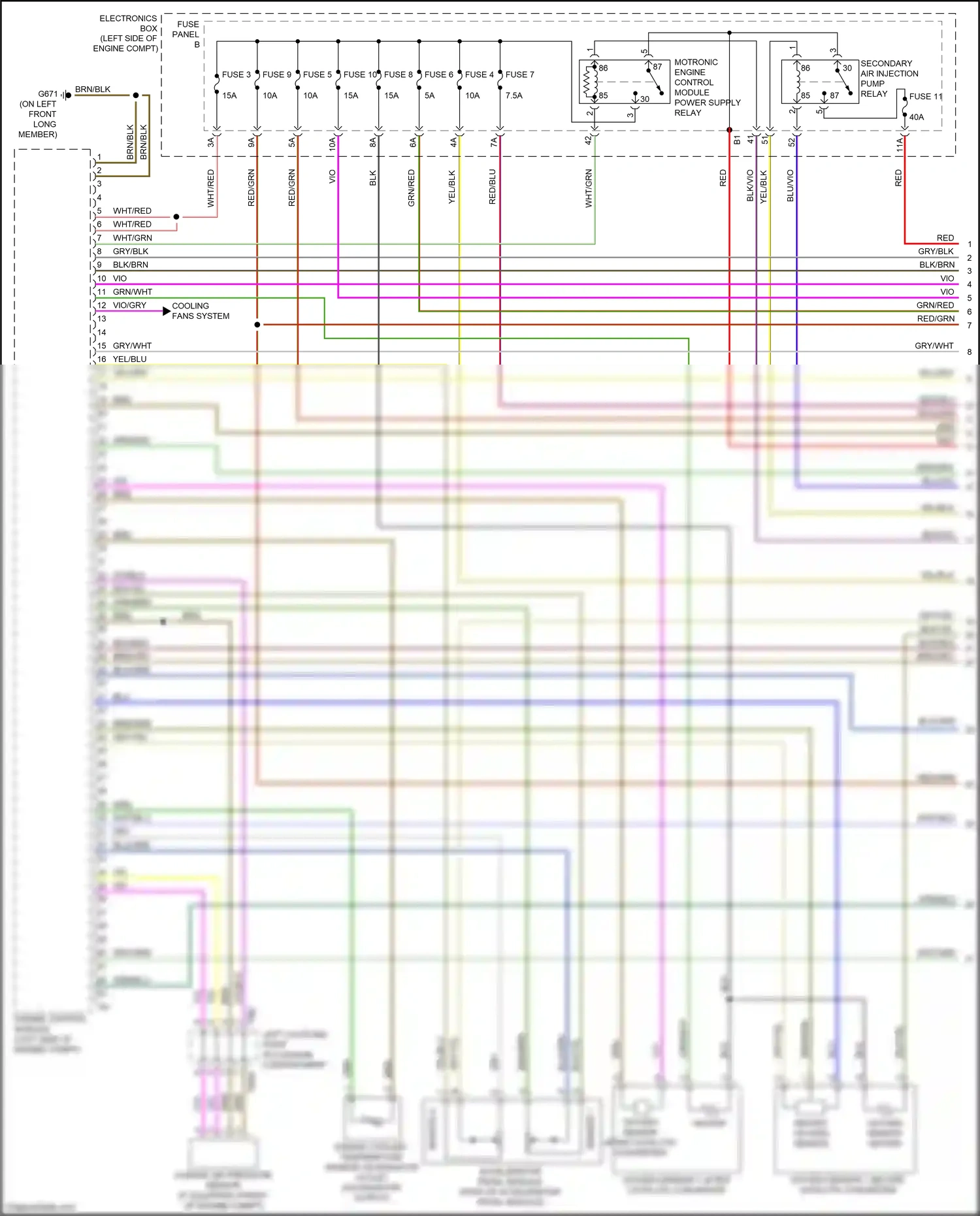 Wiring diagram wht/red for Audi TTS 8S (2014-2018) (14 of 16)