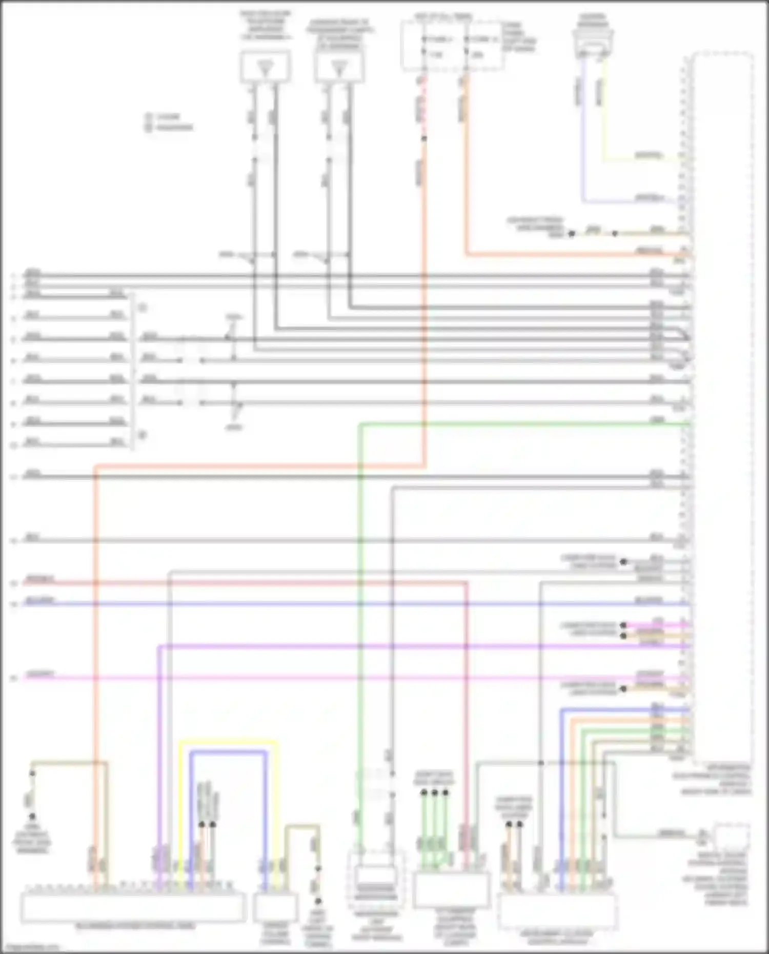 Wiring diagram wht/yel for Audi TTS 8S (2014-2018) (5 of 23)