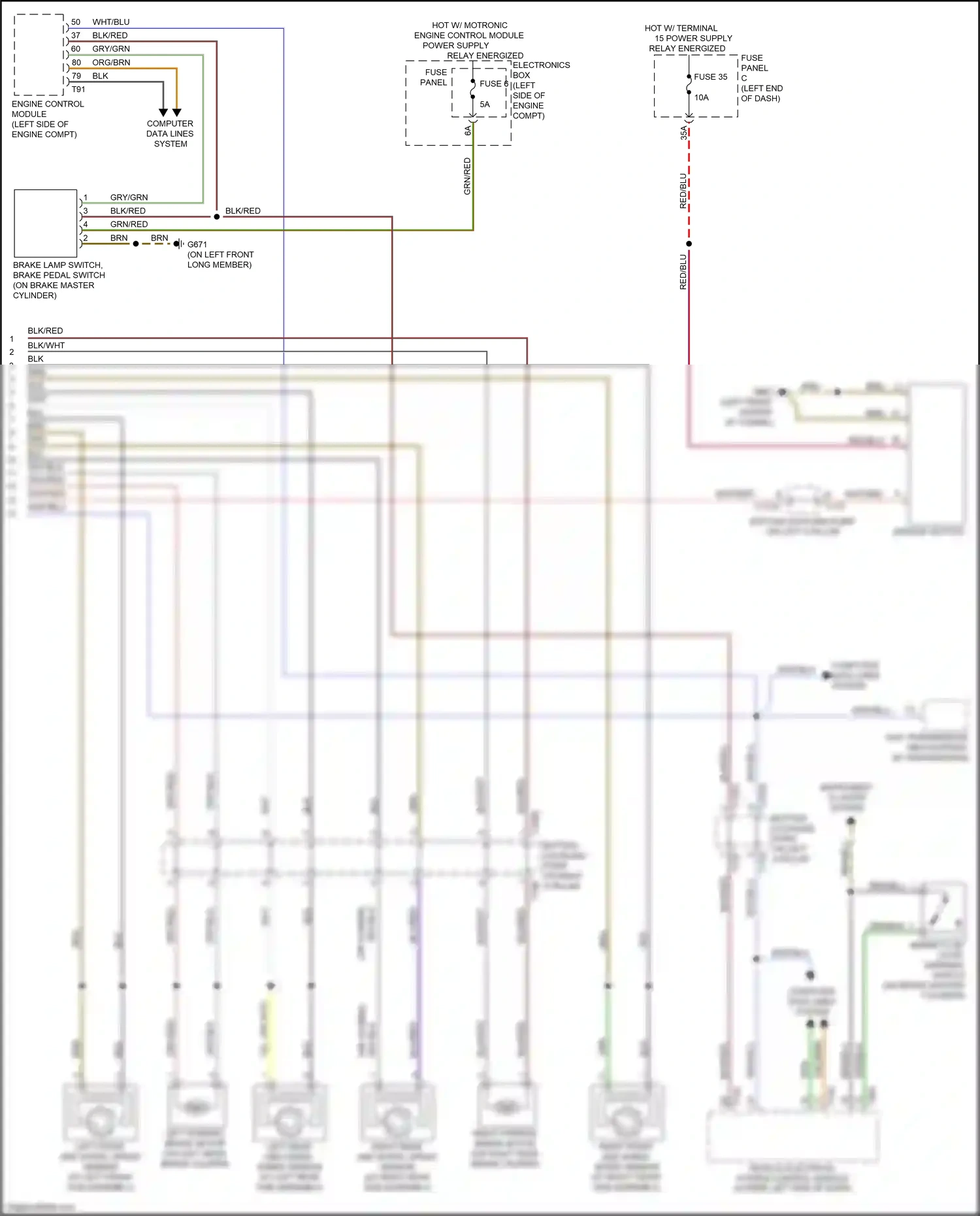 Wiring diagram yel for Audi TTS 8S (2014-2018) (31 of 49)