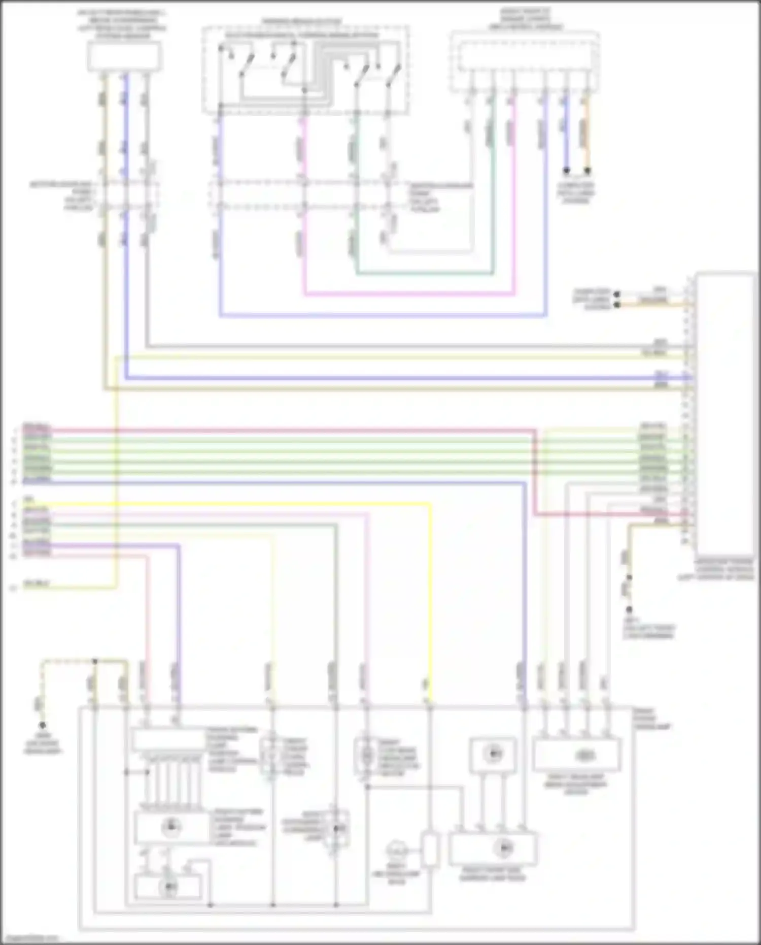 Wiring diagram yel/blk for Audi TTS 8S (2014-2018) (14 of 33)