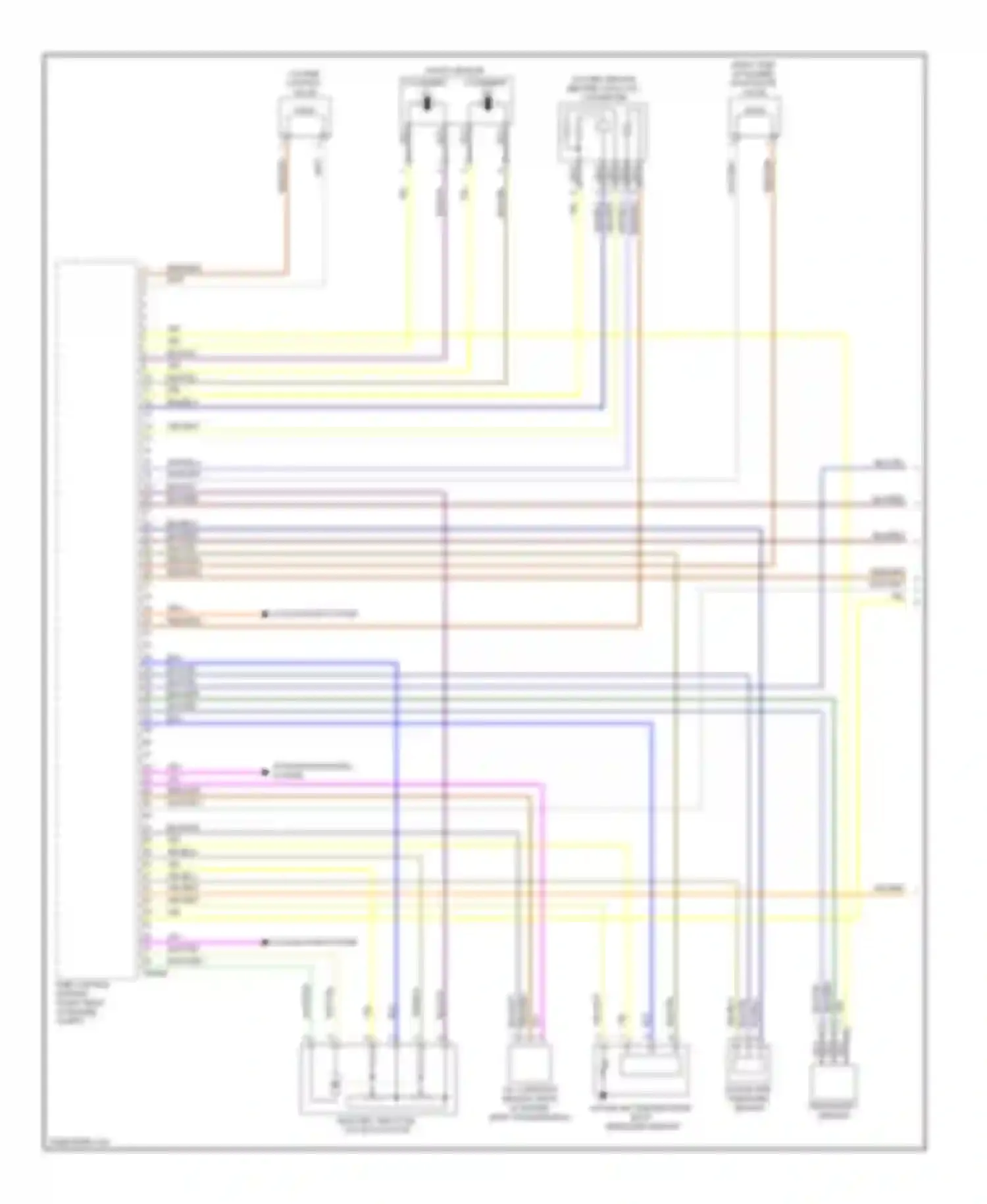 1 series BMW E81/E82/E87/E88 facelift 2 (2011-2014): Wiring diagram engine performance 3.0l twin turbo (1 of 5)