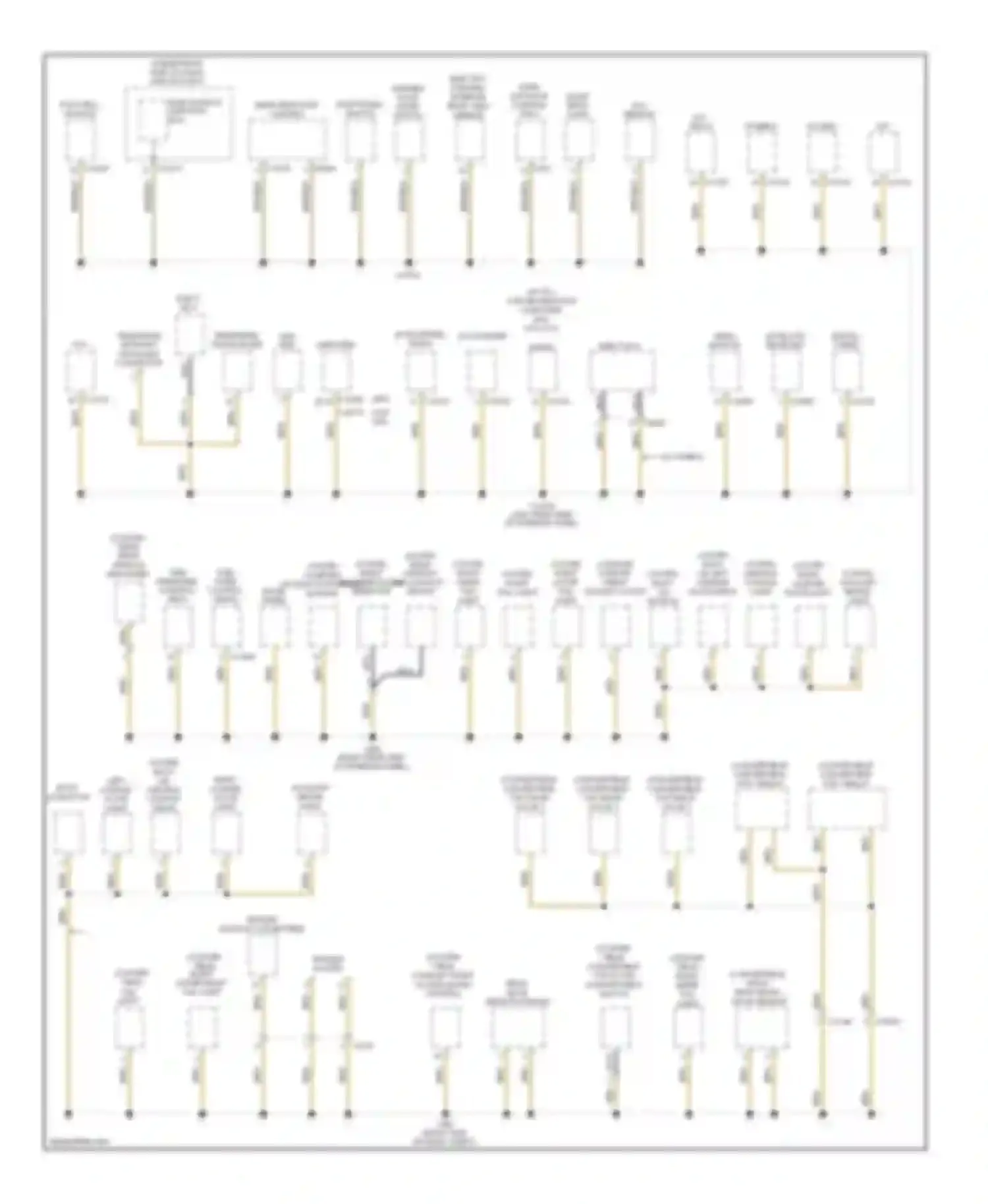 1 series BMW E81/E82/E87/E88 facelift 2 (2011-2014): Ground distribution circuit (3 of 4)