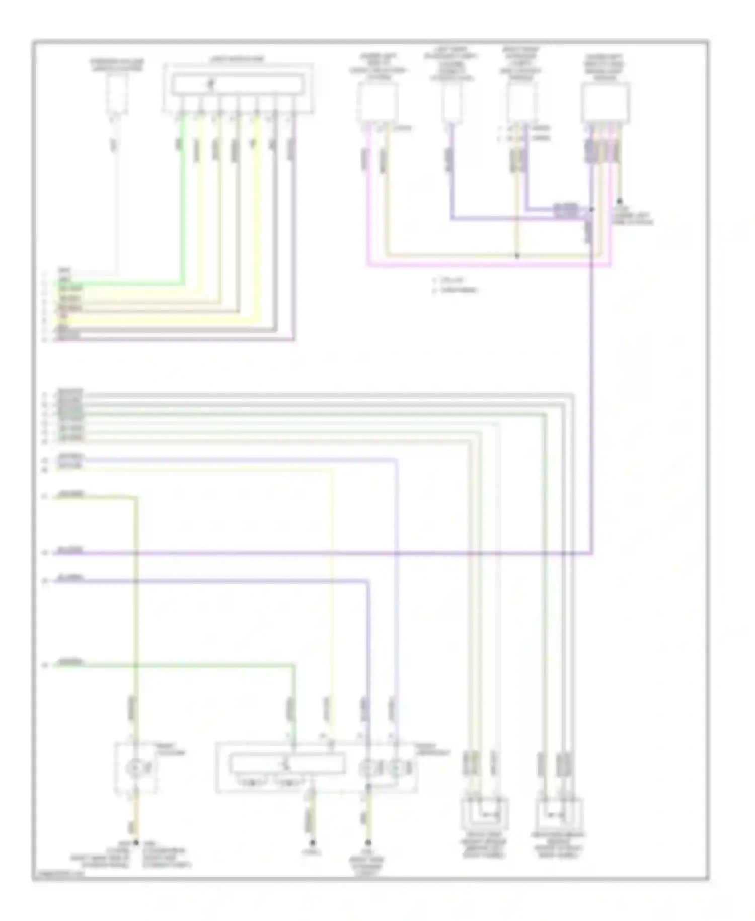 1 series BMW E81/E82/E87/E88 facelift 2 (2011-2014): Adaptive front lighting circuit (2 of 2)
