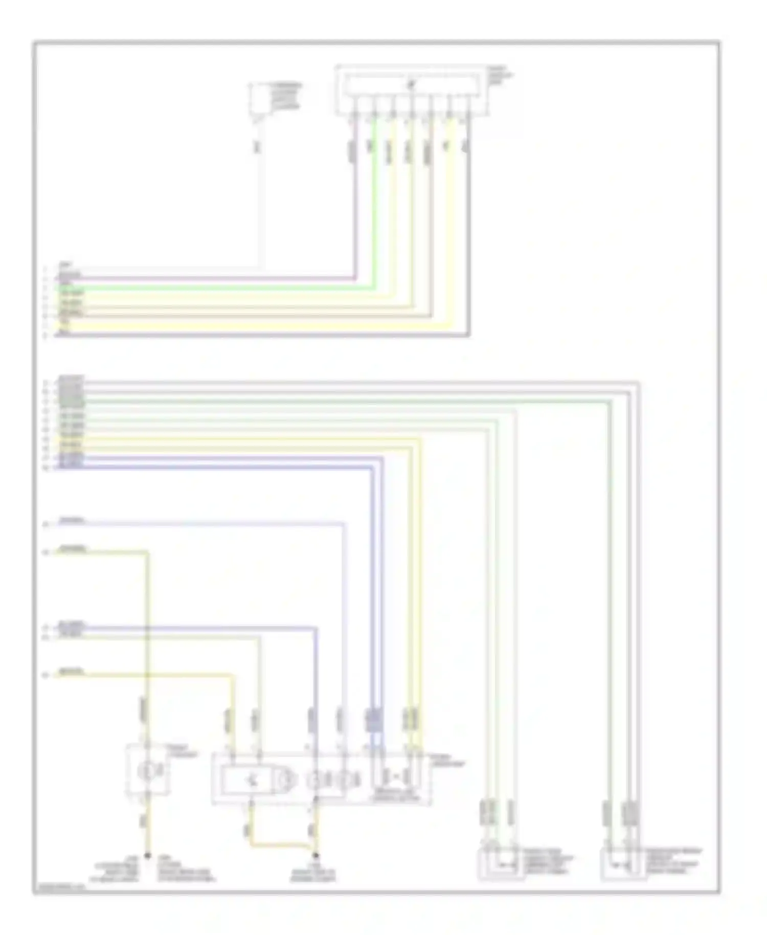 1 series BMW E81/E82/E87/E88 facelift 2 (2011-2014): Headlamps circuit, with xenon lamps (2 of 2)