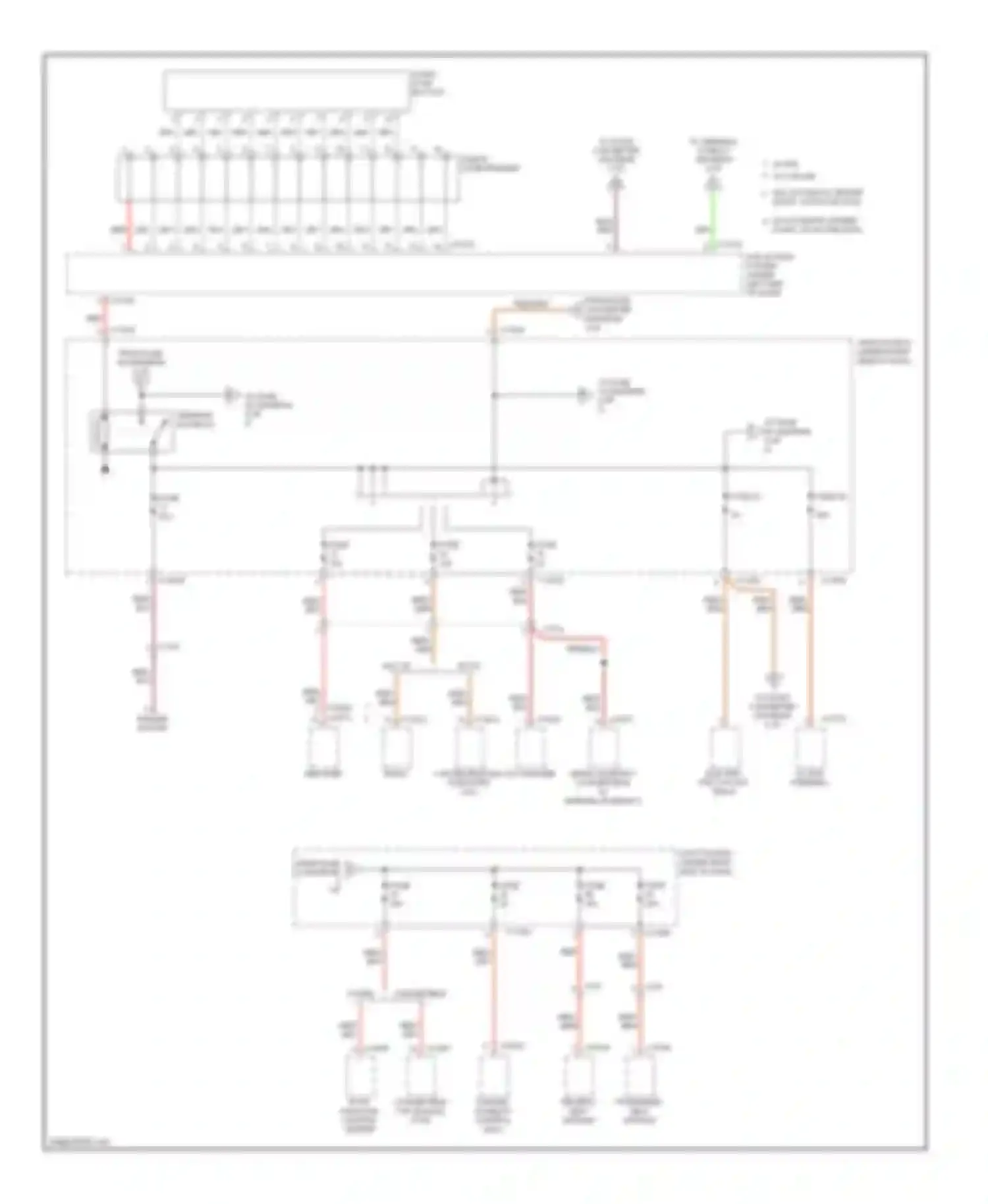 1 series BMW E81/E82/E87/E88 facelift 2 (2011-2014): Power distribution circuit (3 of 5)