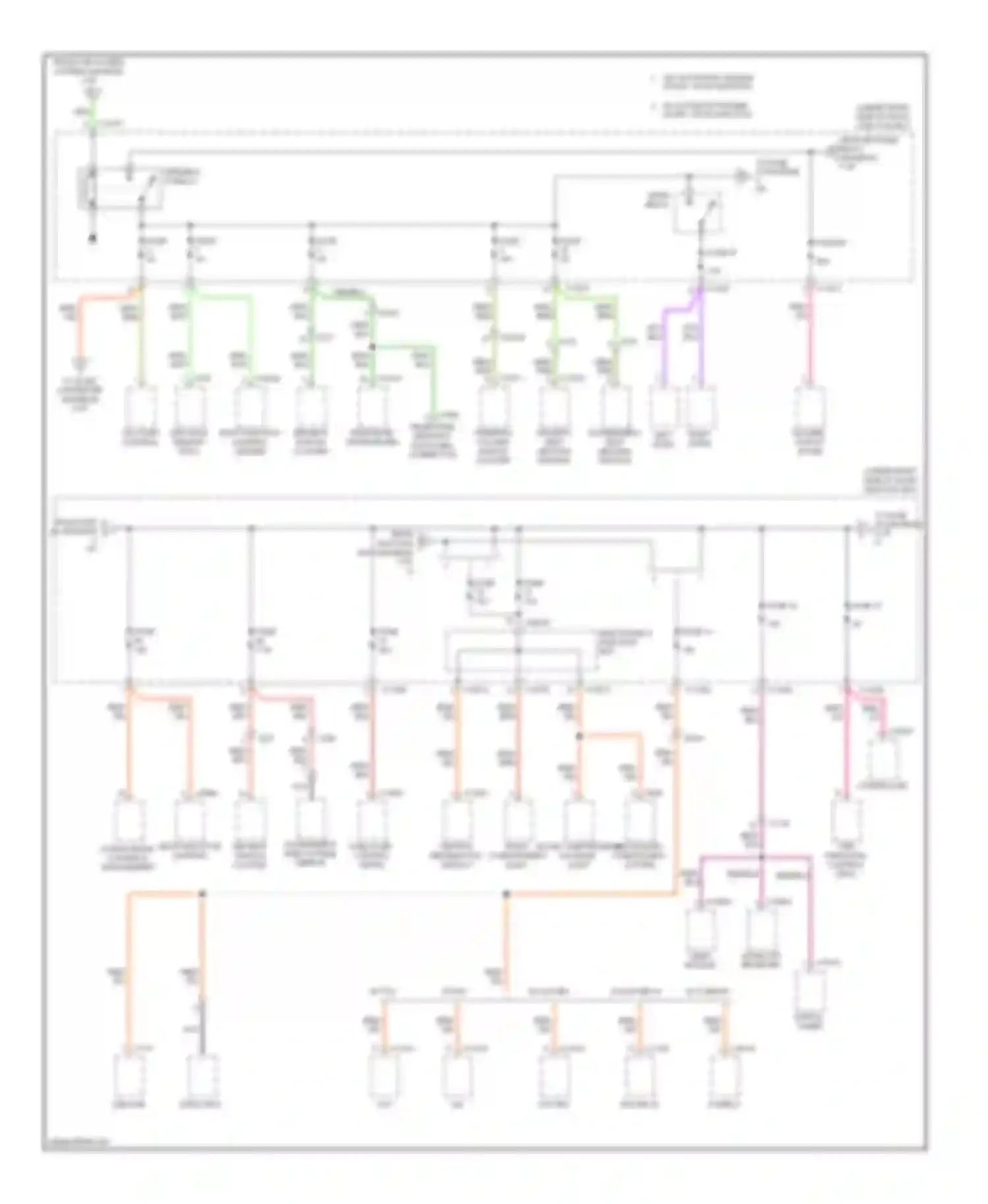 1 series BMW E81/E82/E87/E88 facelift 2 (2011-2014): Power distribution circuit (4 of 5)