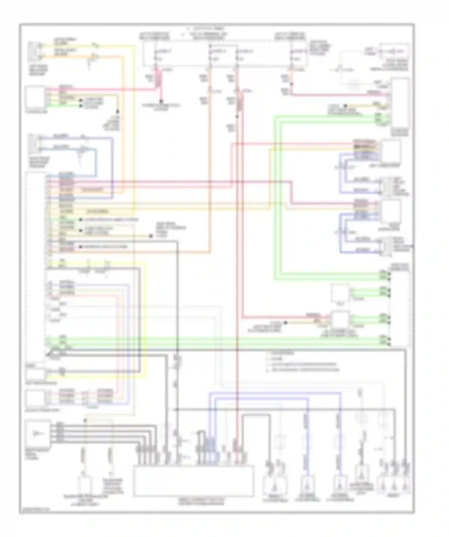 1 series BMW E81/E82/E87/E88 facelift 2 (2011-2014): Base radio circuit, without cic