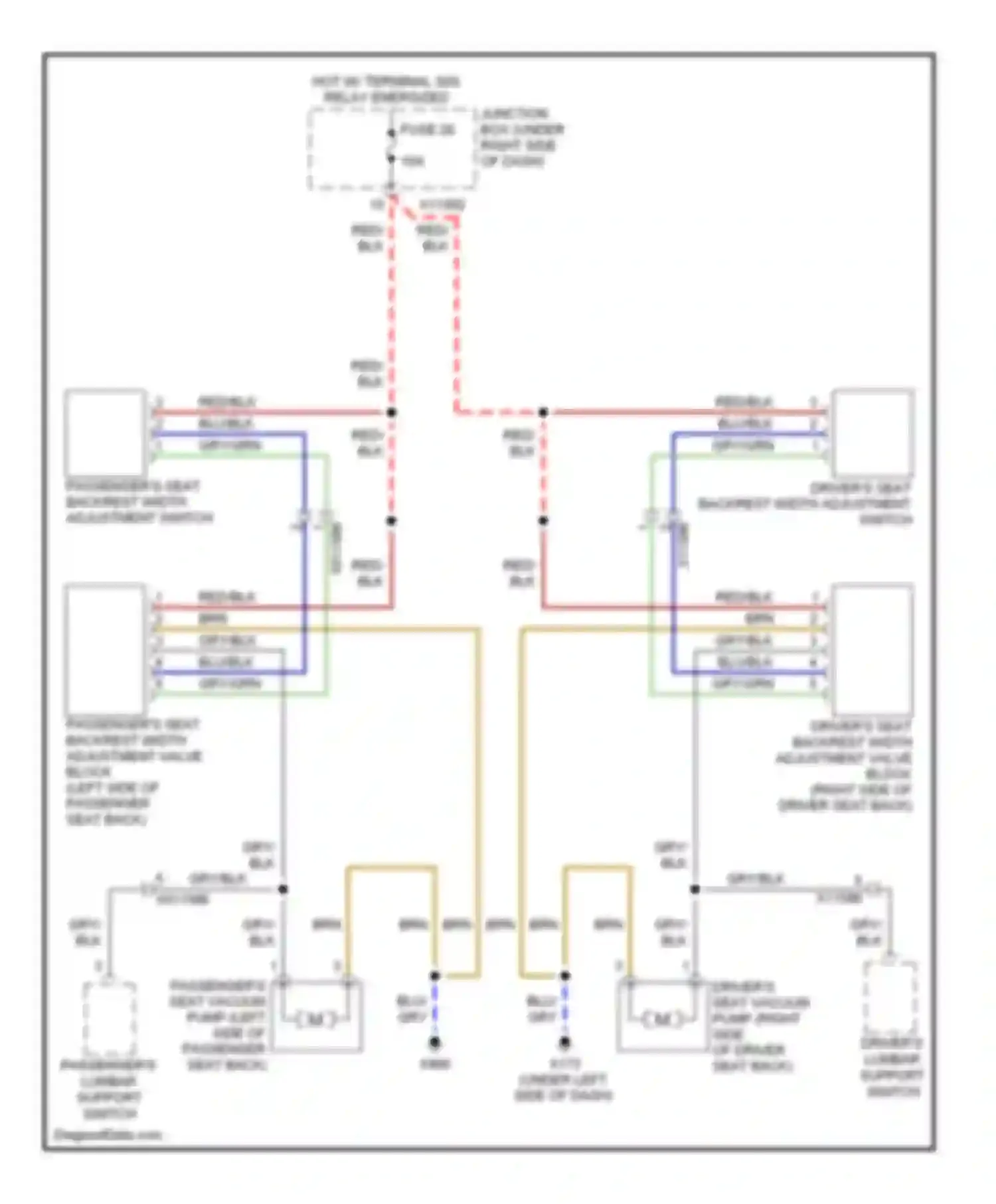 Wiring diagram blk for BMW 1 series E81/E82/E87/E88 facelift 2 (2011-2014) (50 of 65)
