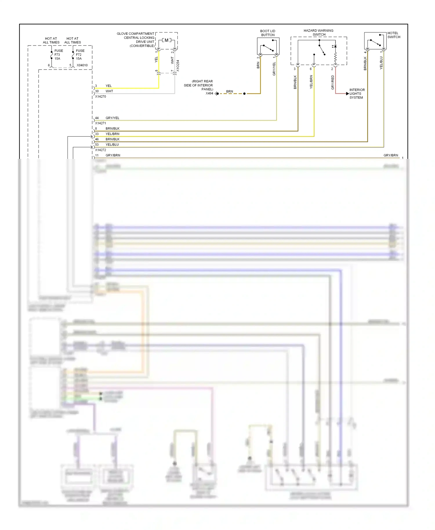 BMW 1 series E81/E82/E87/E88 facelift 2 (2011-2014) blu wiring diagram  (2 of 58)