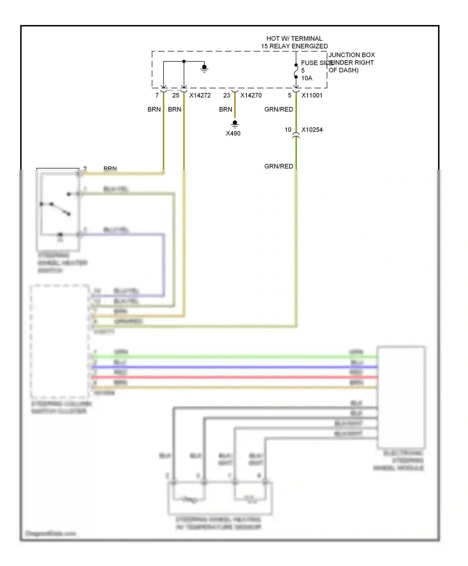 BMW 1 series E81/E82/E87/E88 facelift 2 (2011-2014) blu wiring diagram  (33 of 58)