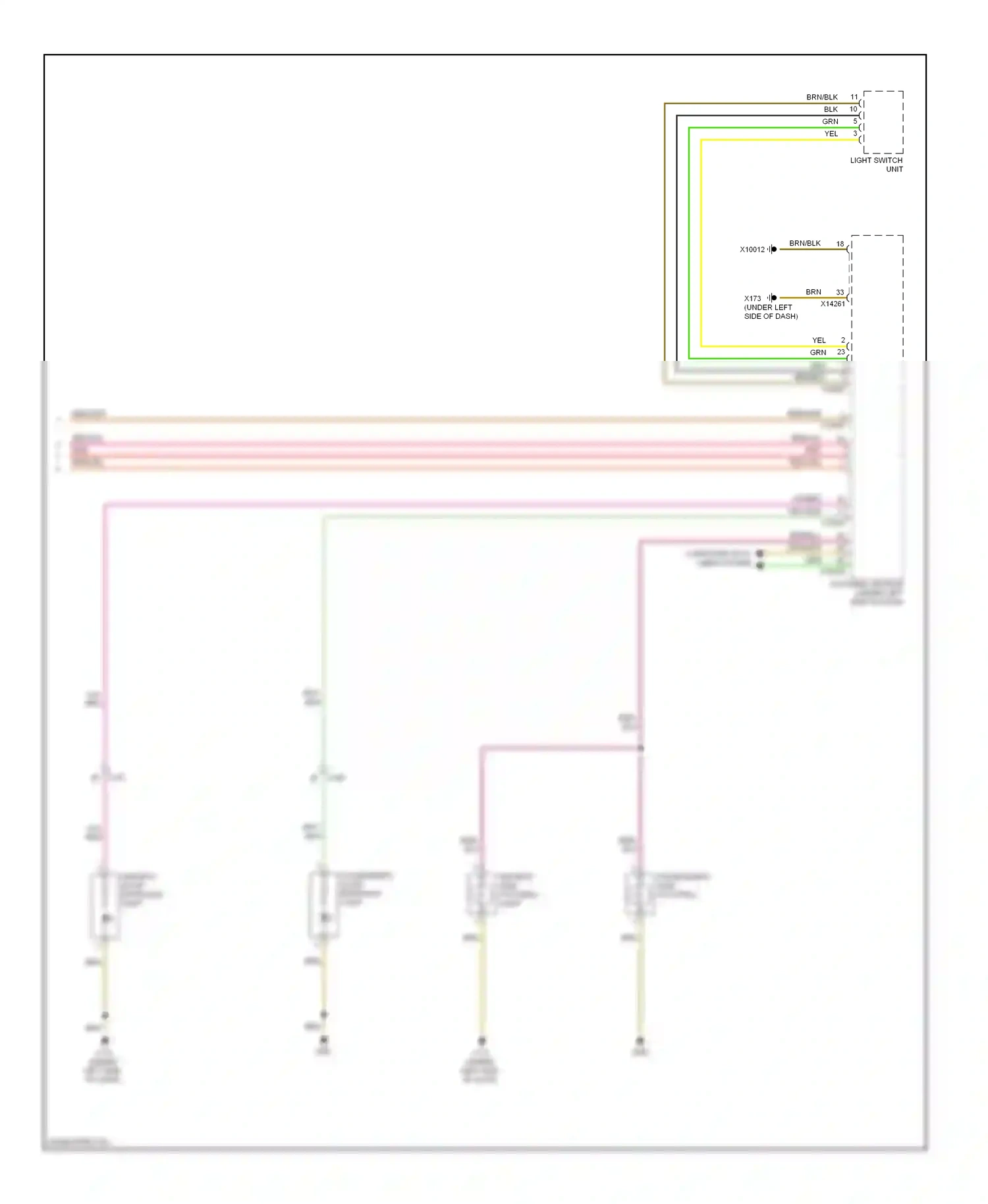 BMW 1 series E81/E82/E87/E88 facelift 2 (2011-2014) blu wiring diagram  (14 of 58)