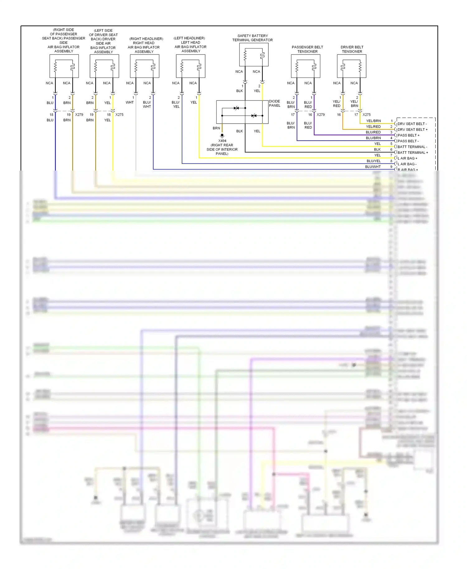 BMW 1 series E81/E82/E87/E88 facelift 2 (2011-2014) blu wiring diagram  (51 of 58)