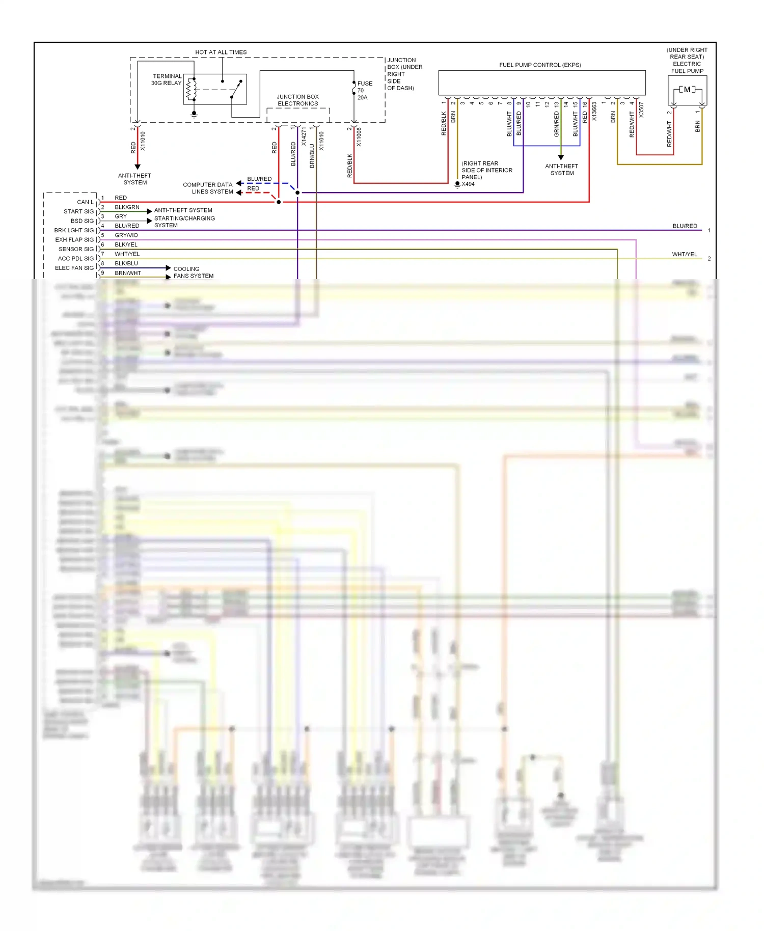 BMW 1 series E81/E82/E87/E88 facelift 2 (2011-2014) brn/gry wiring diagram  (8 of 10)