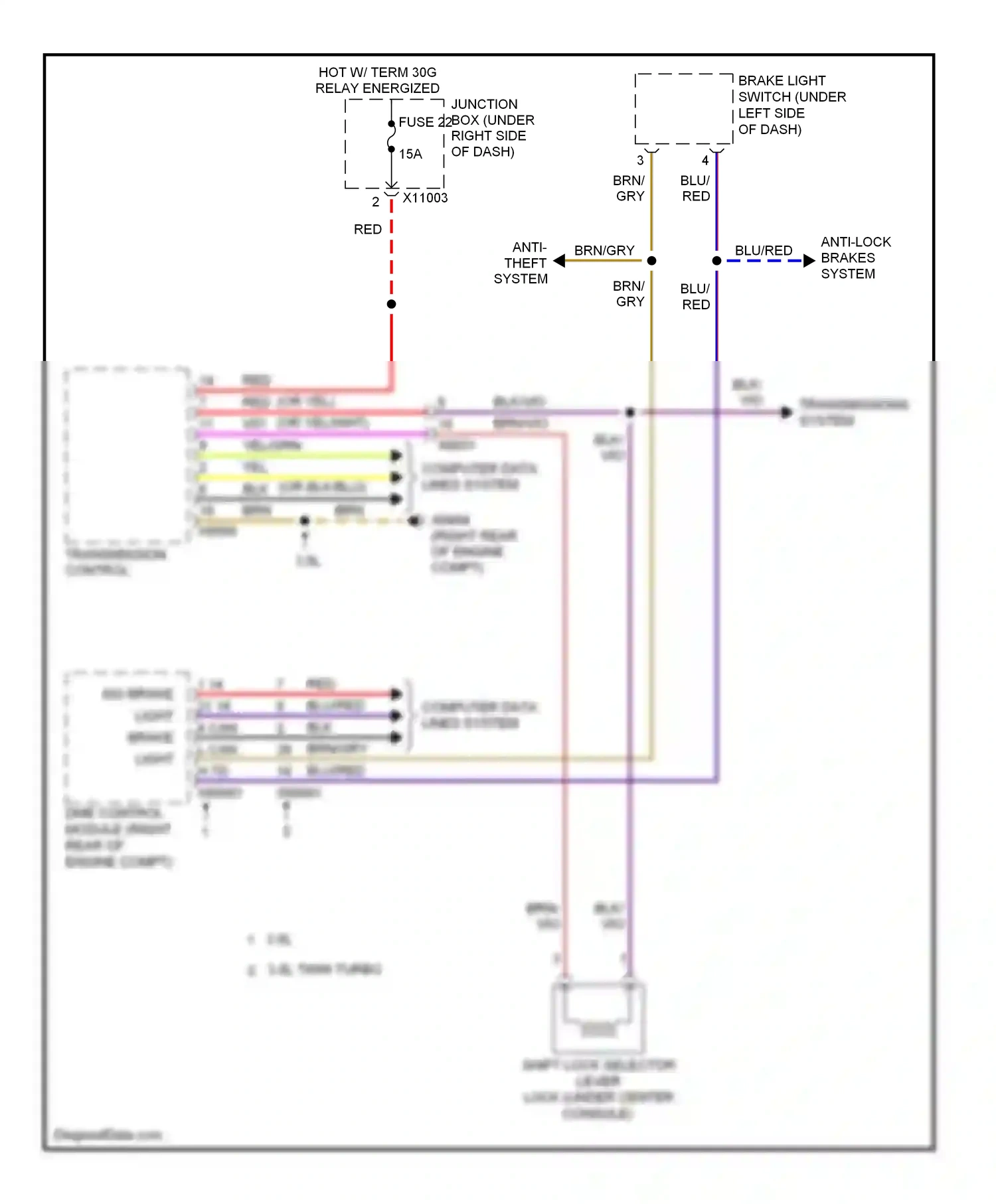 BMW 1 series E81/E82/E87/E88 facelift 2 (2011-2014) brn/gry wiring diagram  (7 of 10)