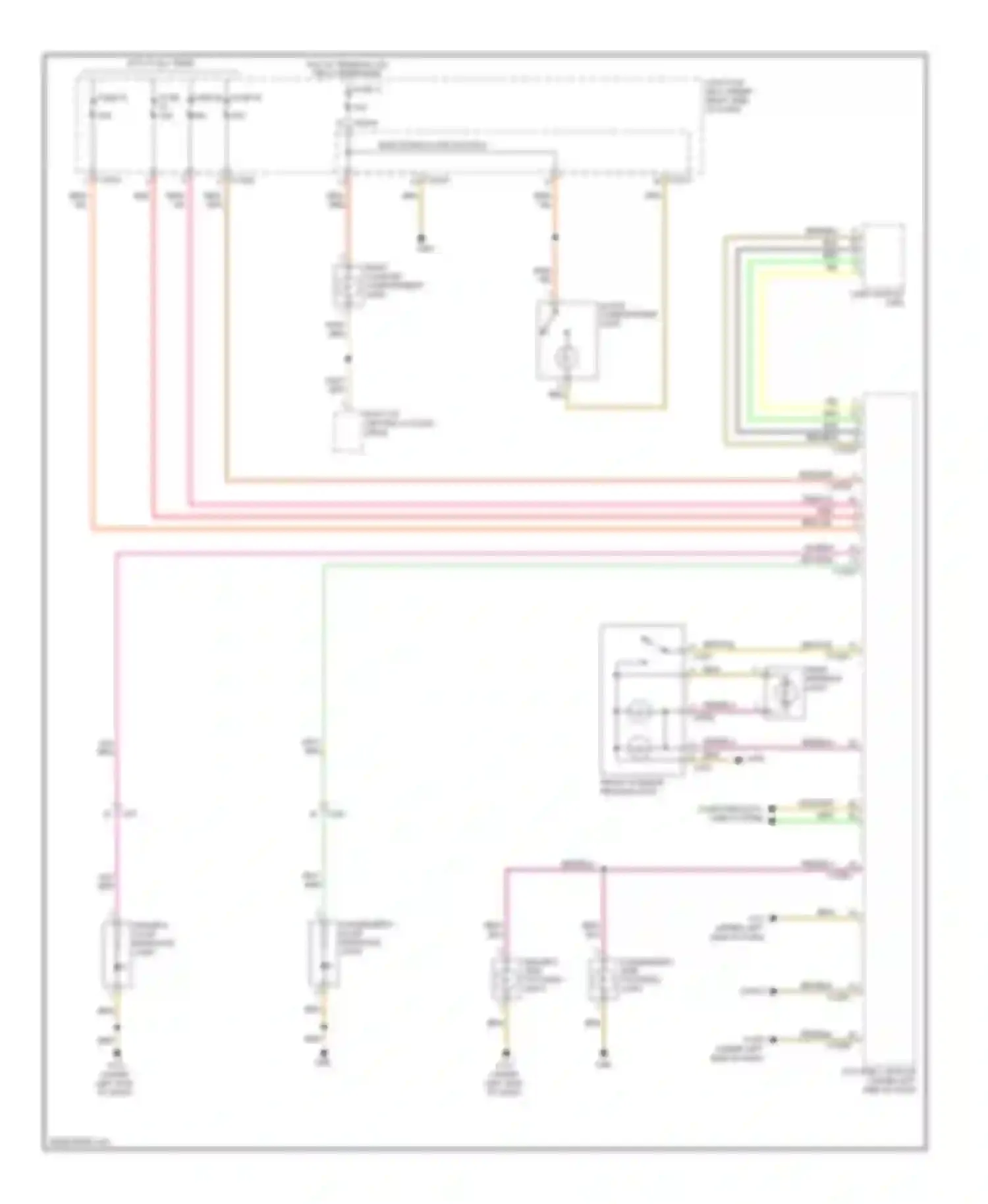 Wiring diagram computer data lines system for BMW 1 series E81/E82/E87/E88 facelift 2 (2011-2014) (21 of 49)