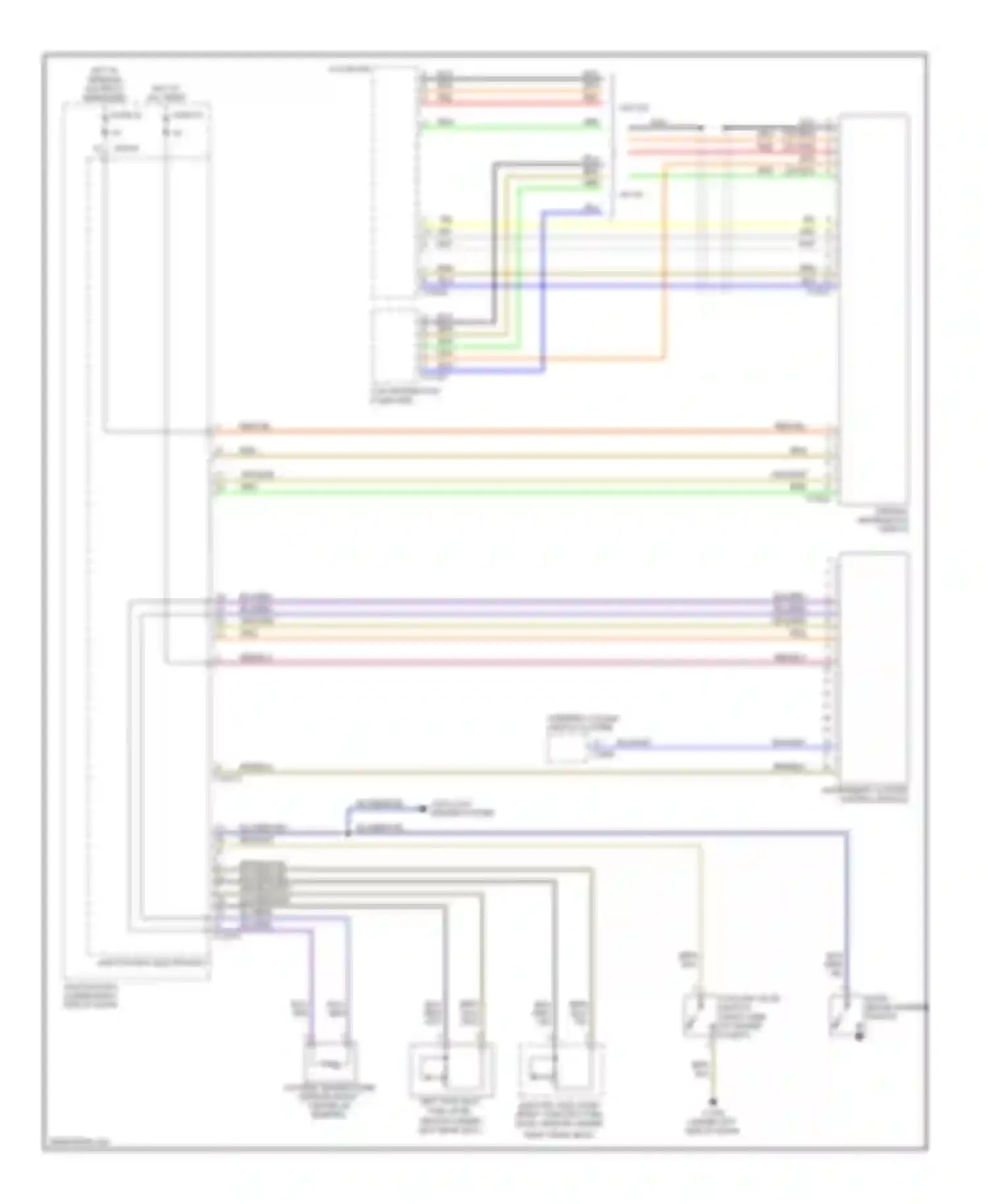 Wiring diagram coolant level switch (right side of engine for BMW 1 series E81/E82/E87/E88 facelift 2 (2011-2014) (1 of 1)