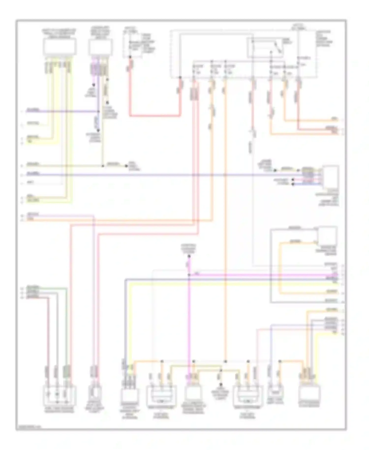 Wiring diagram junction box for BMW 1 series E81/E82/E87/E88 facelift 2 (2011-2014) (4 of 4)