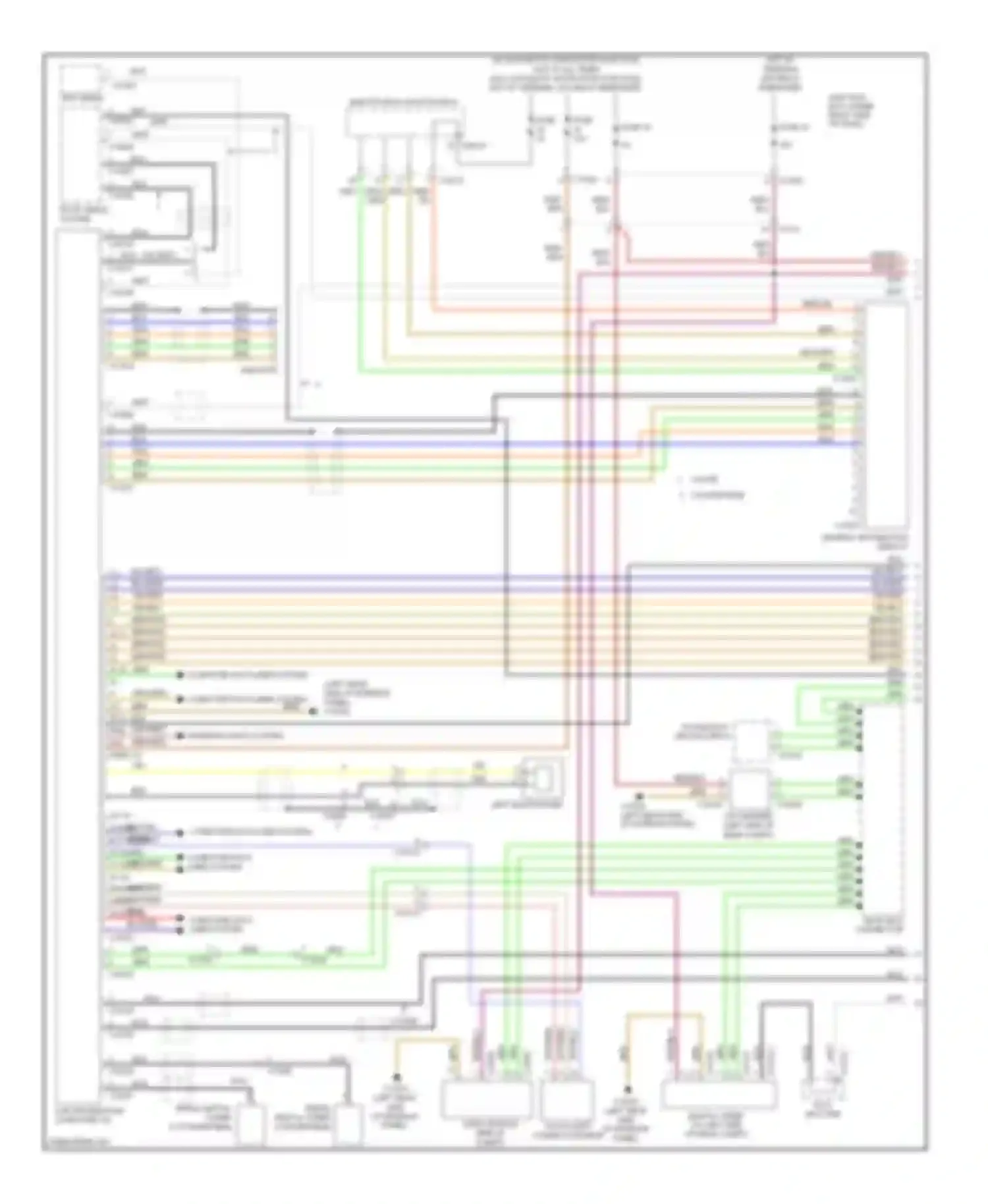 Wiring diagram left microphone for BMW 1 series E81/E82/E87/E88 facelift 2 (2011-2014) (4 of 7)