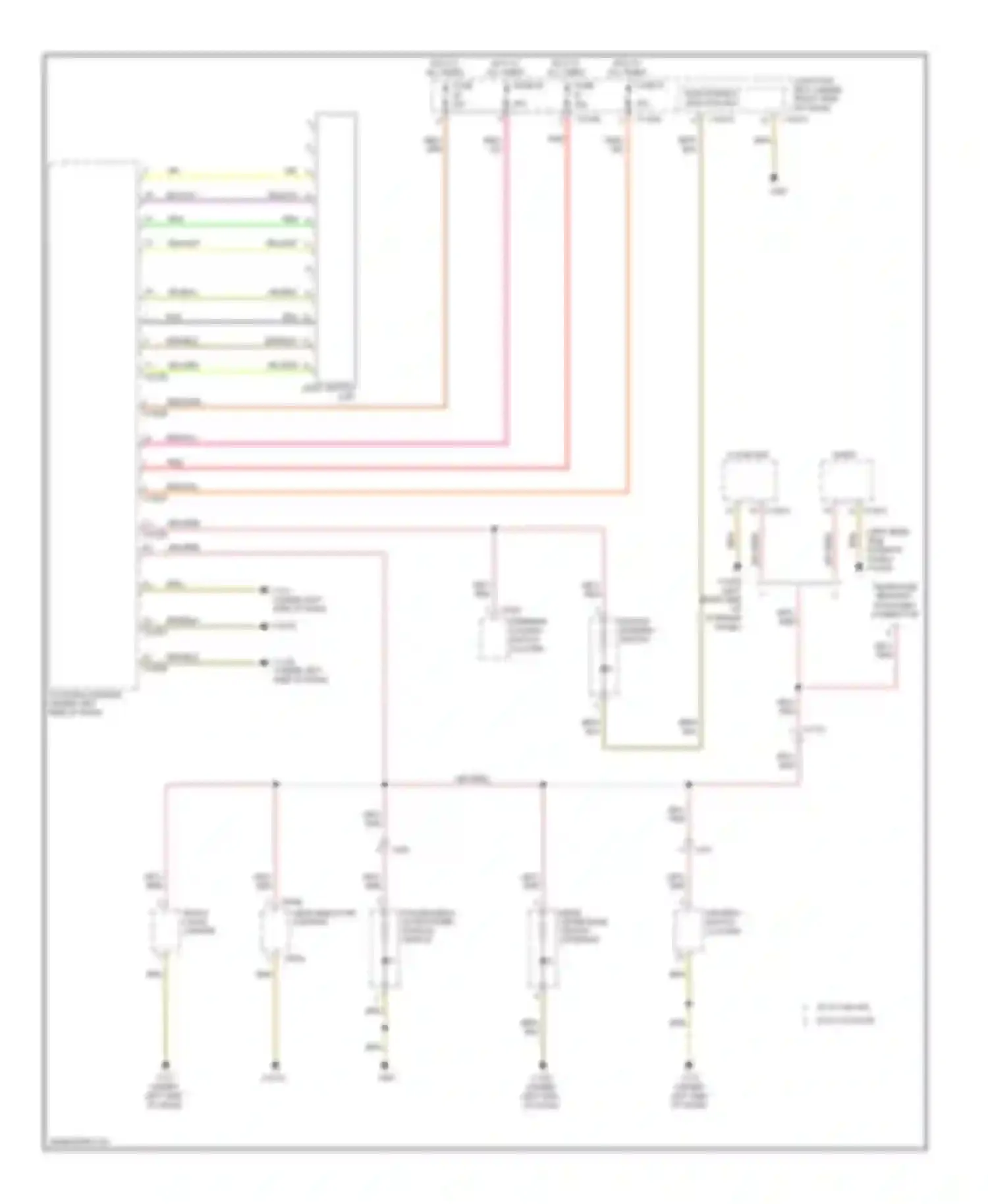 Wiring diagram red/vio for BMW 1 series E81/E82/E87/E88 facelift 2 (2011-2014) (15 of 24)