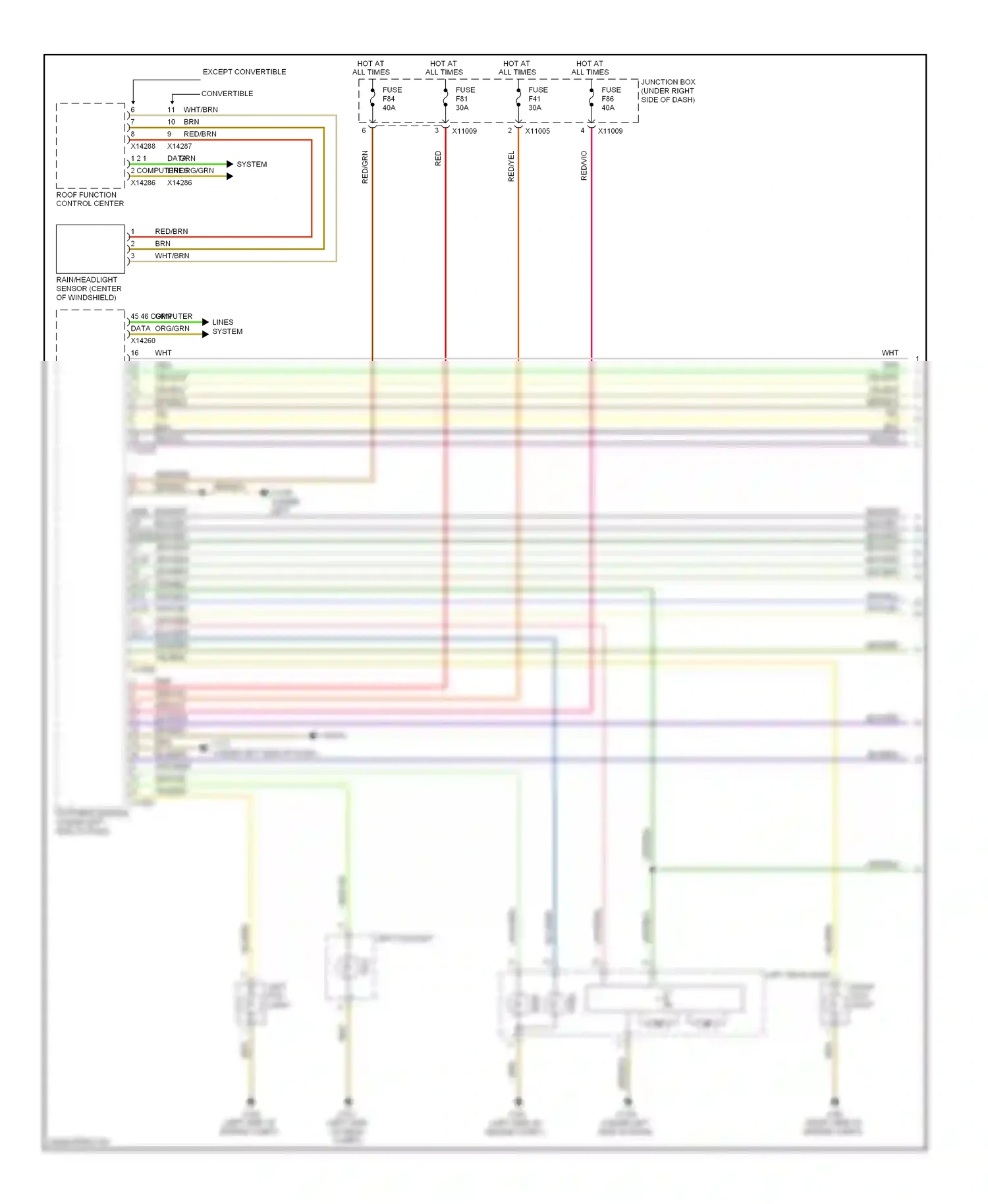 BMW 1 series E81/E82/E87/E88 facelift 2 (2011-2014) red/yel wiring diagram  (11 of 36)