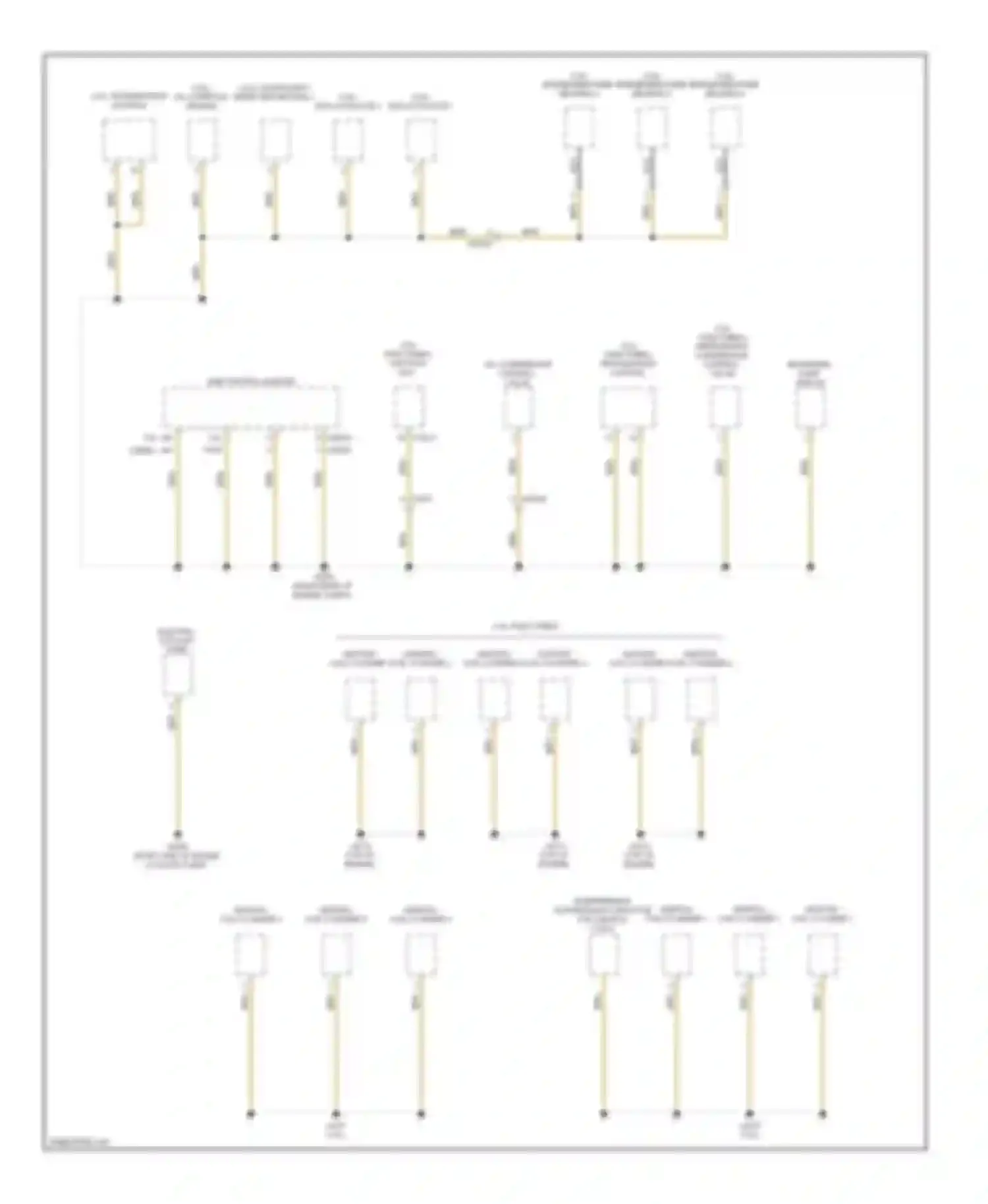 Wiring diagram top of engine) for BMW 1 series E81/E82/E87/E88 facelift 2 (2011-2014) (1 of 2)