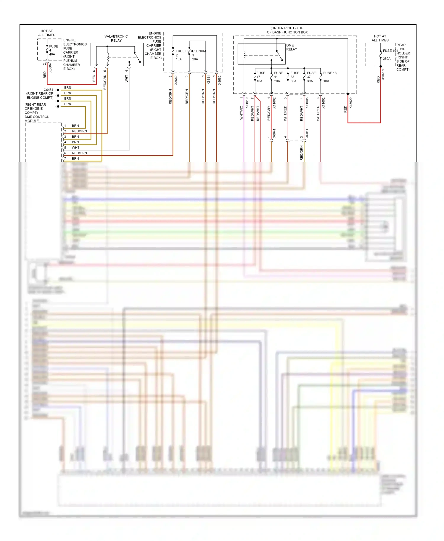BMW 1 series E81/E82/E87/E88 facelift 2 (2011-2014) wht/blu wiring diagram  (35 of 37)