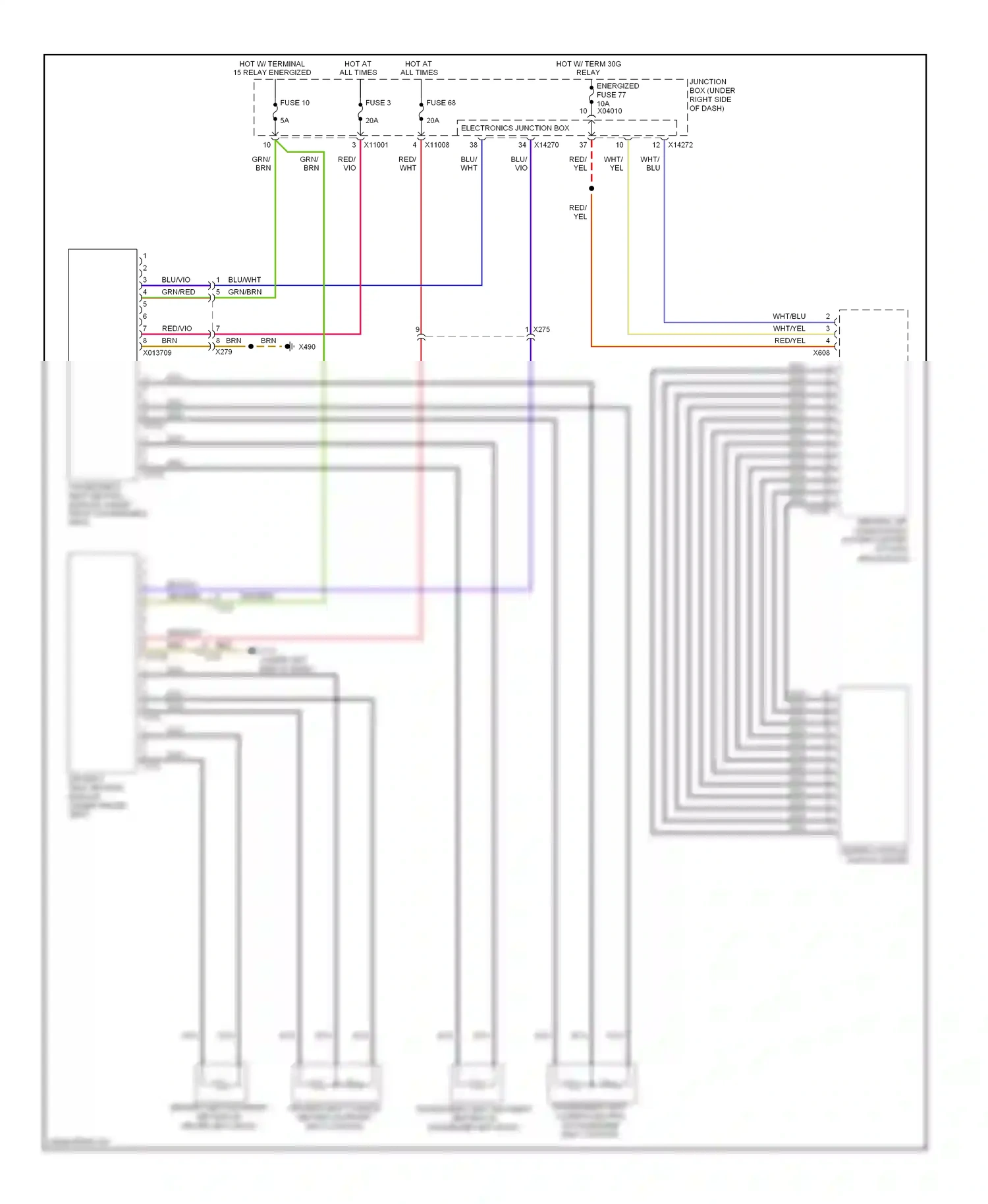 BMW 1 series E81/E82/E87/E88 facelift 2 (2011-2014) yel wiring diagram  (45 of 65)