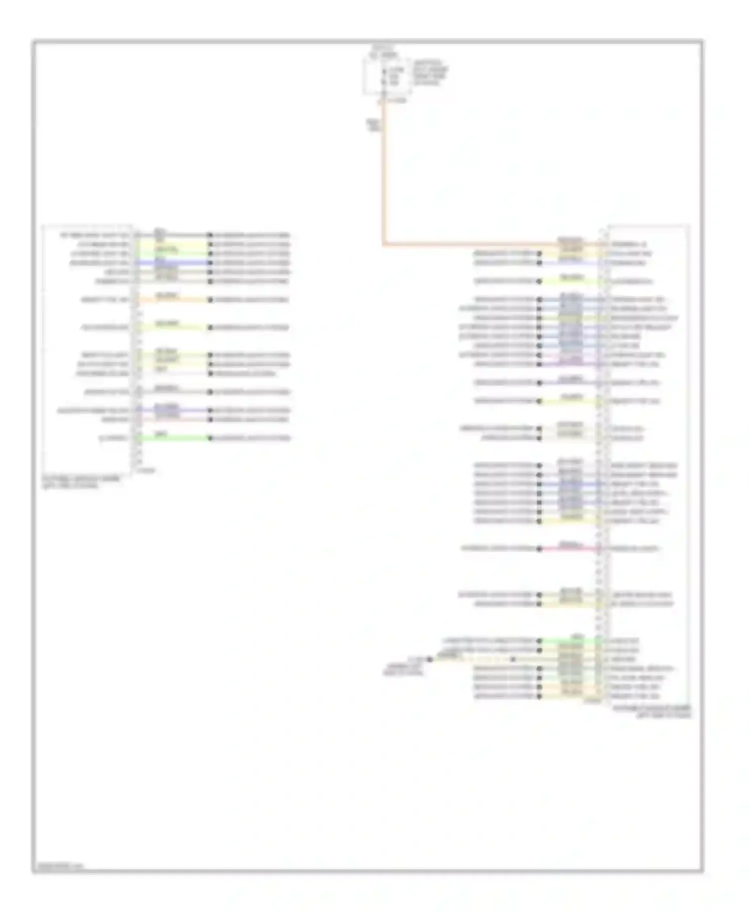 1 series BMW E81/E82/E87/E88 facelift (2007-2011): Body control modules circuit (1 of 2)
