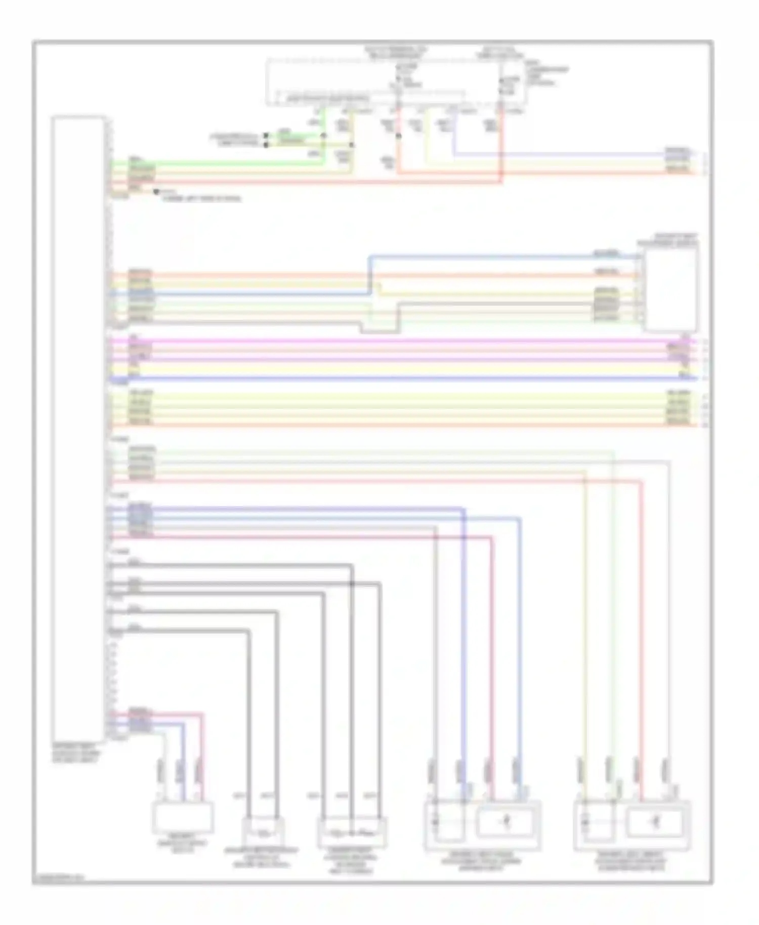 1 series BMW E81/E82/E87/E88 facelift (2007-2011): Driver"s memory seat circuit (1 of 2)