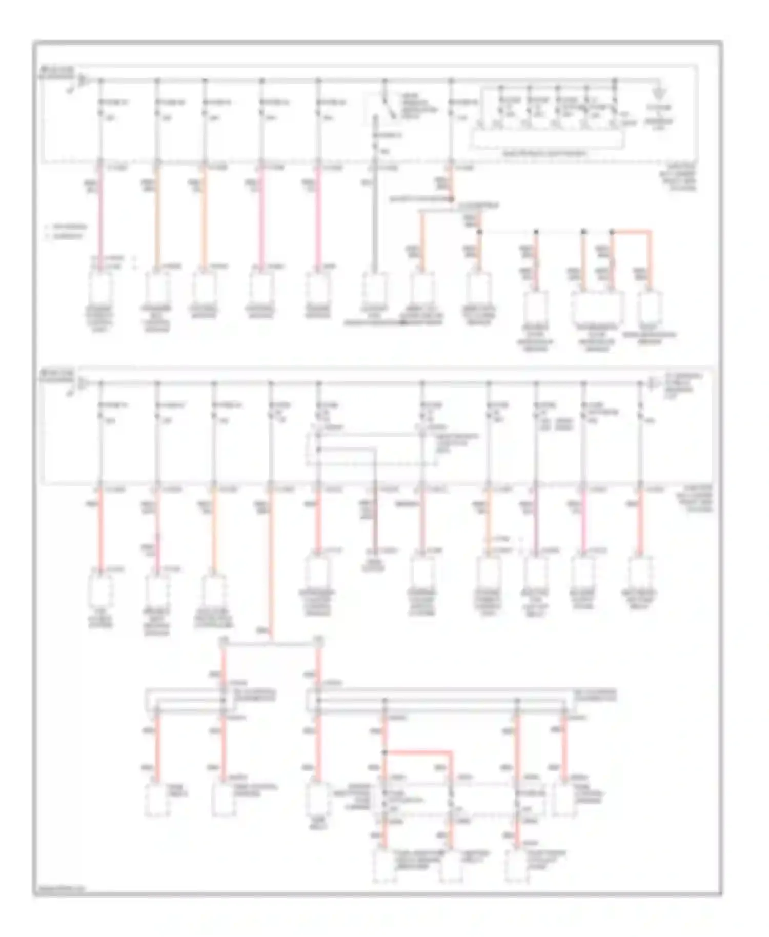 1 series BMW E81/E82/E87/E88 facelift (2007-2011): Power distribution circuit (2 of 5)