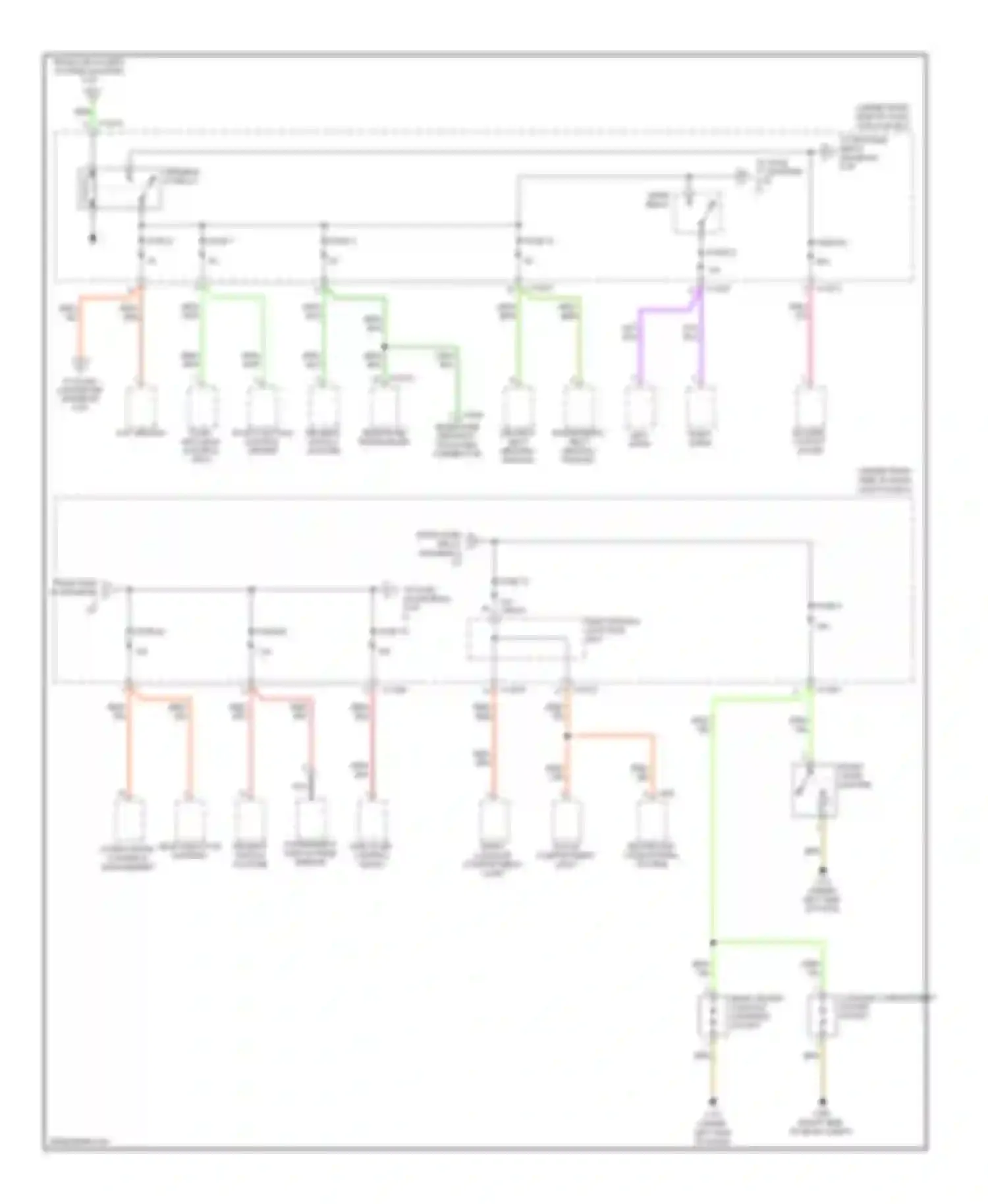 1 series BMW E81/E82/E87/E88 facelift (2007-2011): Power distribution circuit (4 of 5)