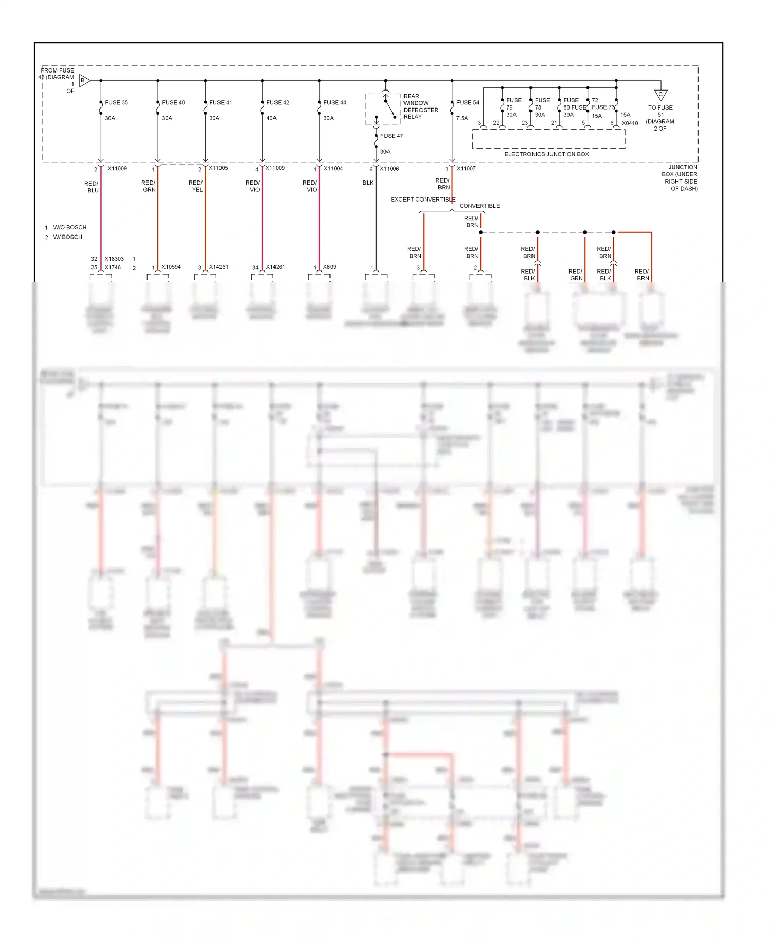 Wiring diagram blu for BMW 1 series E81/E82/E87/E88 facelift (2007-2011) (45 of 85)